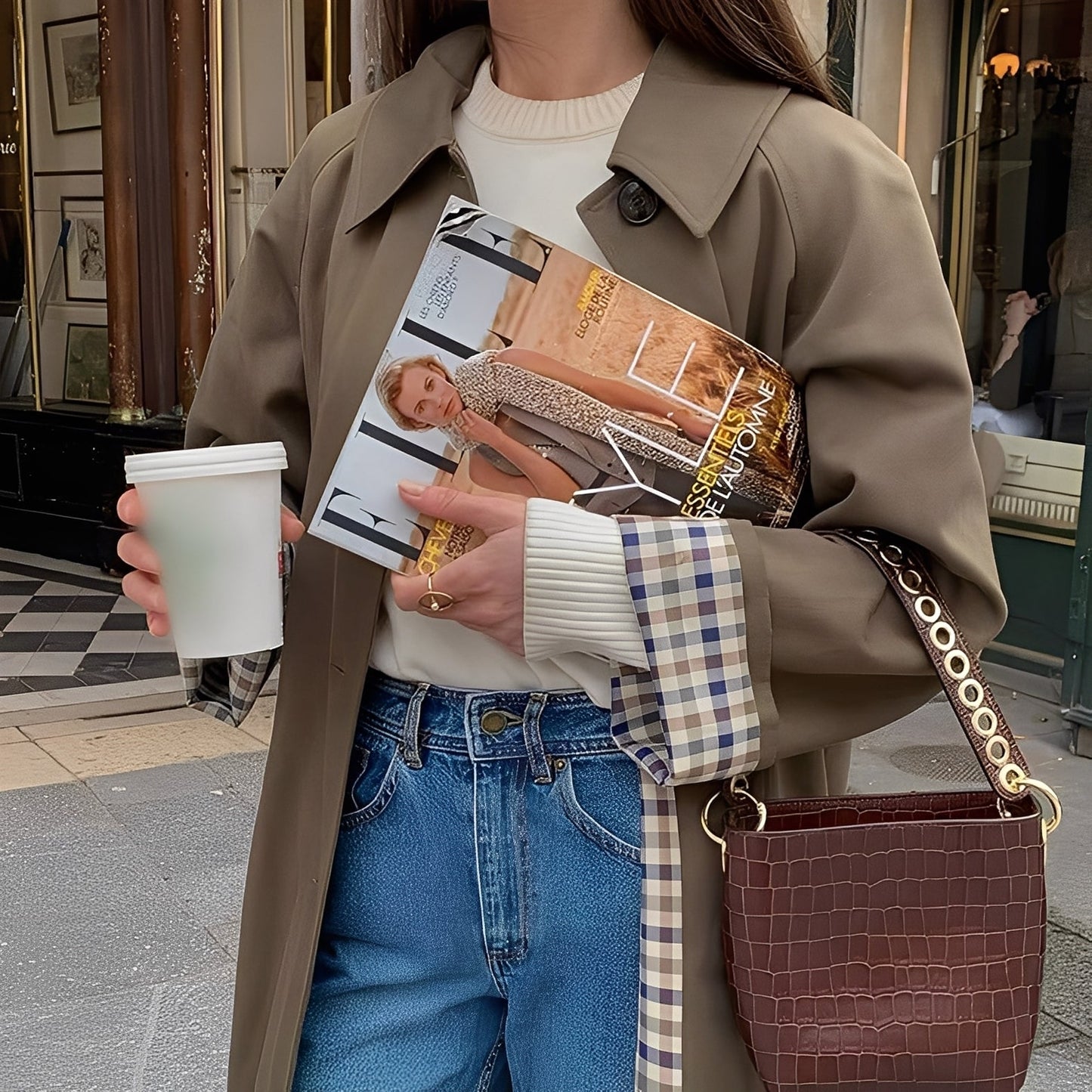 Connie - Stilvoller langer Damen-Trenchcoat