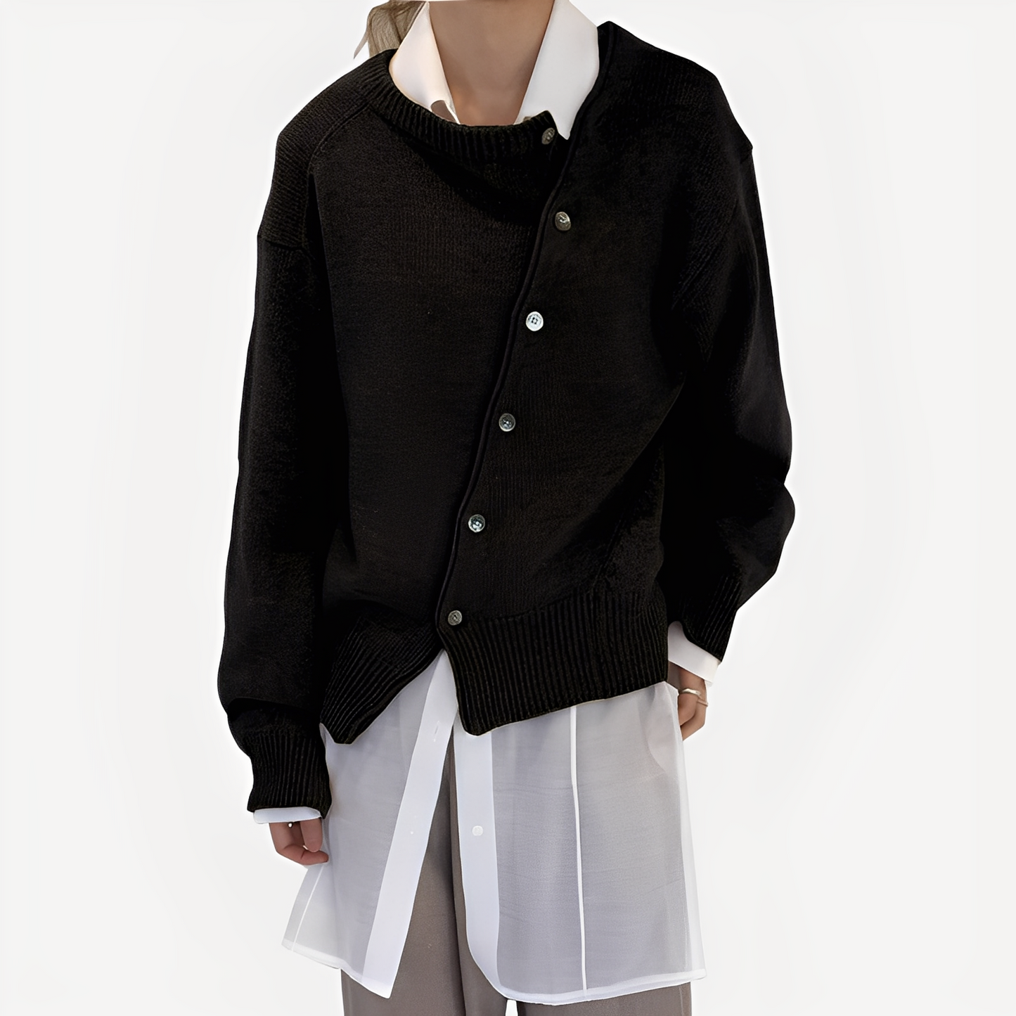Susanne - Stilvolle und bequeme Strickjacke zum Überziehen