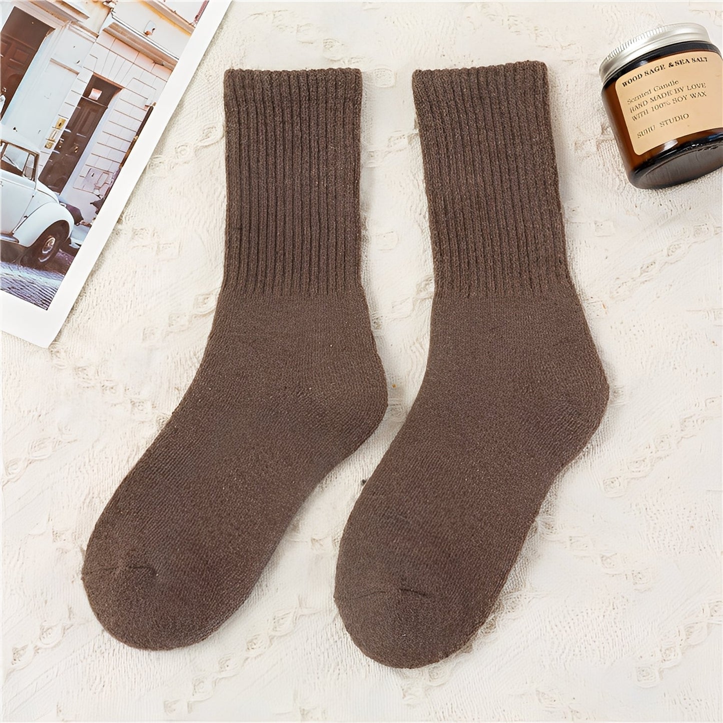 Carmella - Unisex-Socken, warm, dick und behaglich