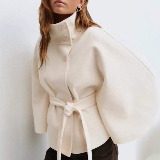 Loraine - Trendige Damenjacke mit weitem Schnitt und Gürtel
