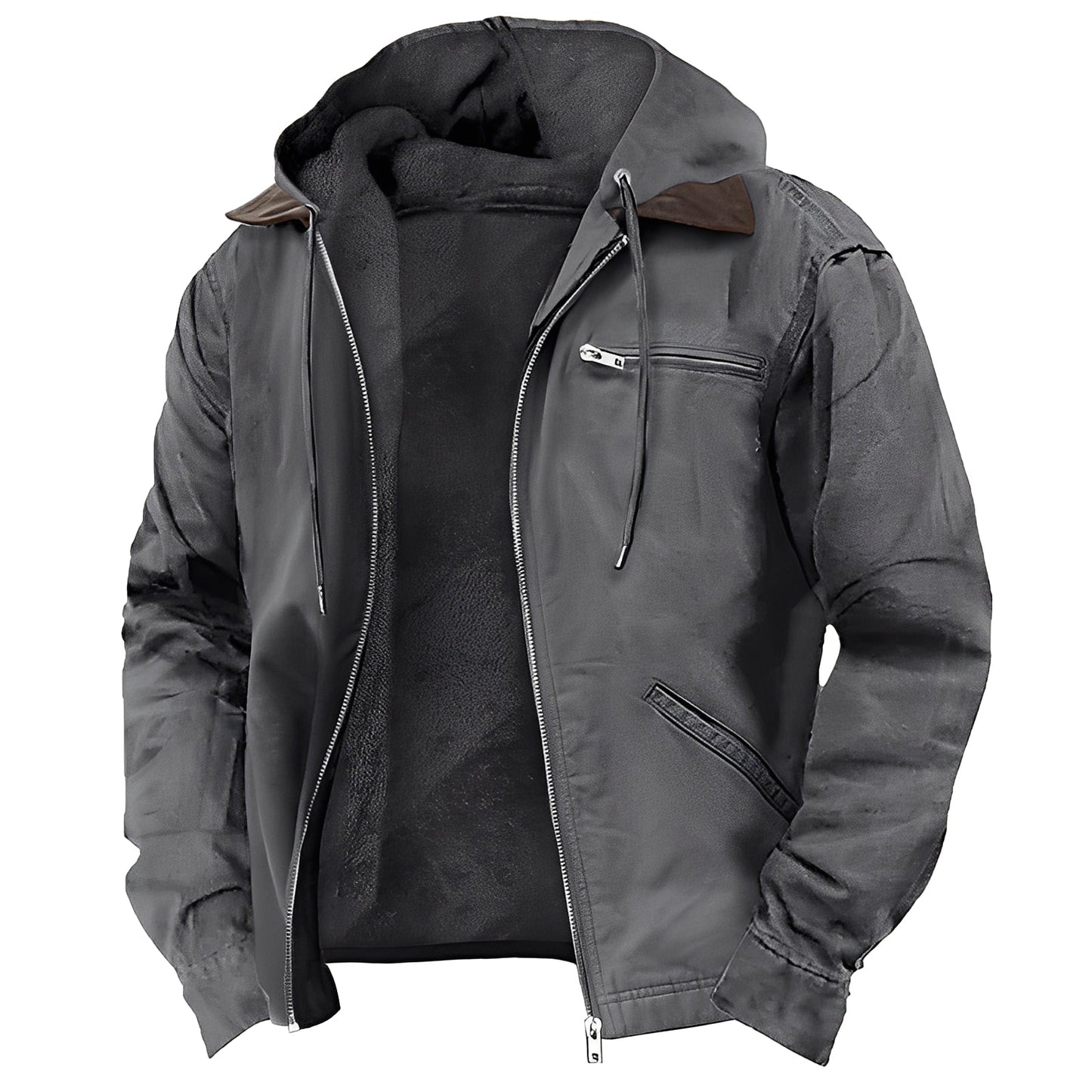 Wallace - Stylische Herren-Kapuzenjacke mit Taschen