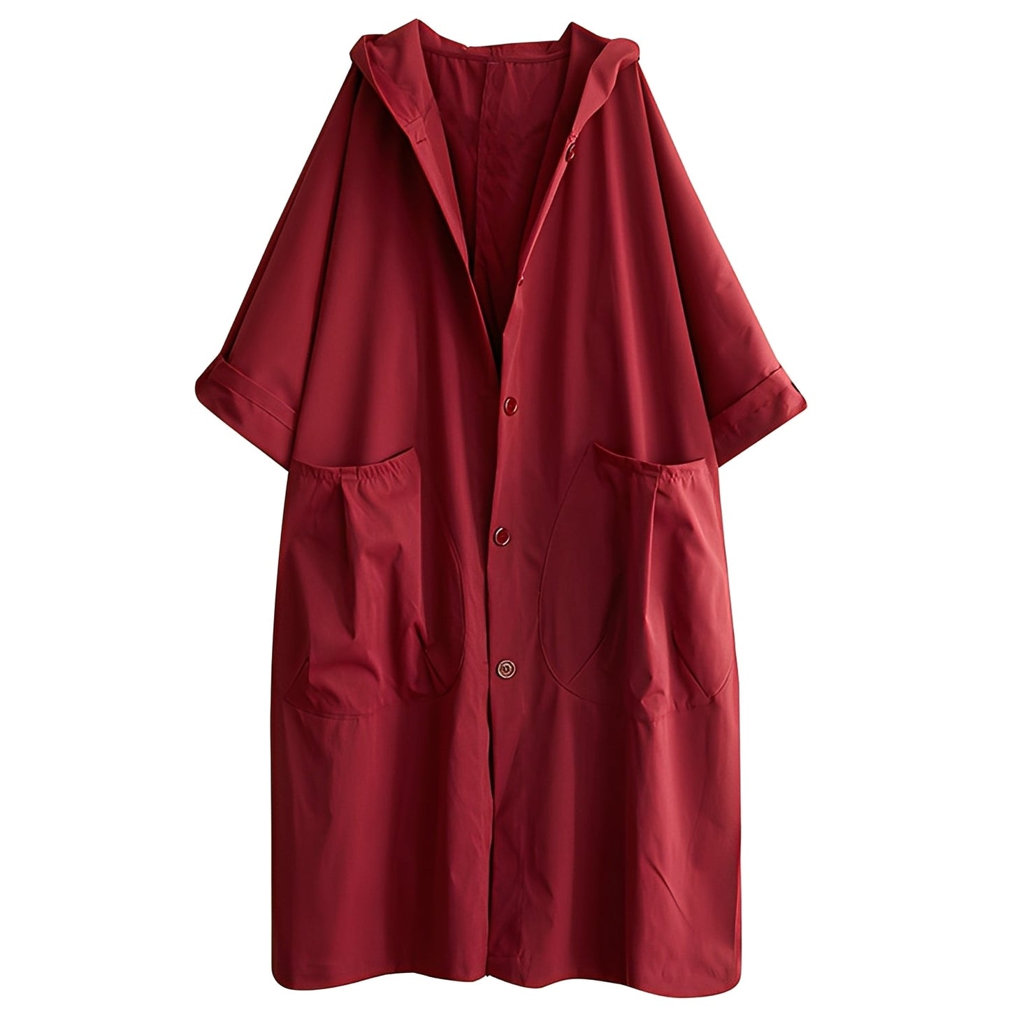 Nona - Wasserfeste, locker geschnittene Damenjacke mit Kapuze