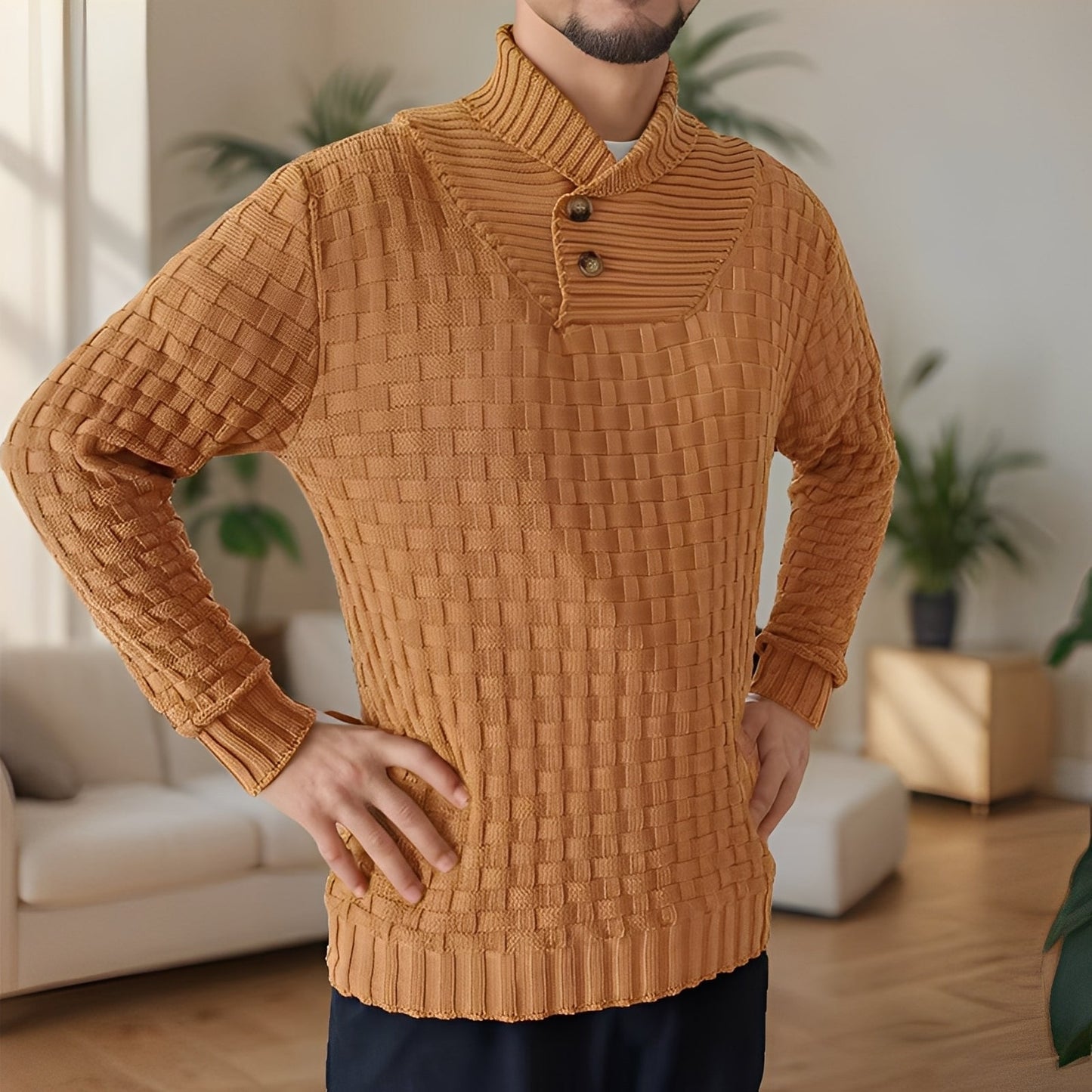 Weldon - Eleganter Rollkragenpullover für Herren