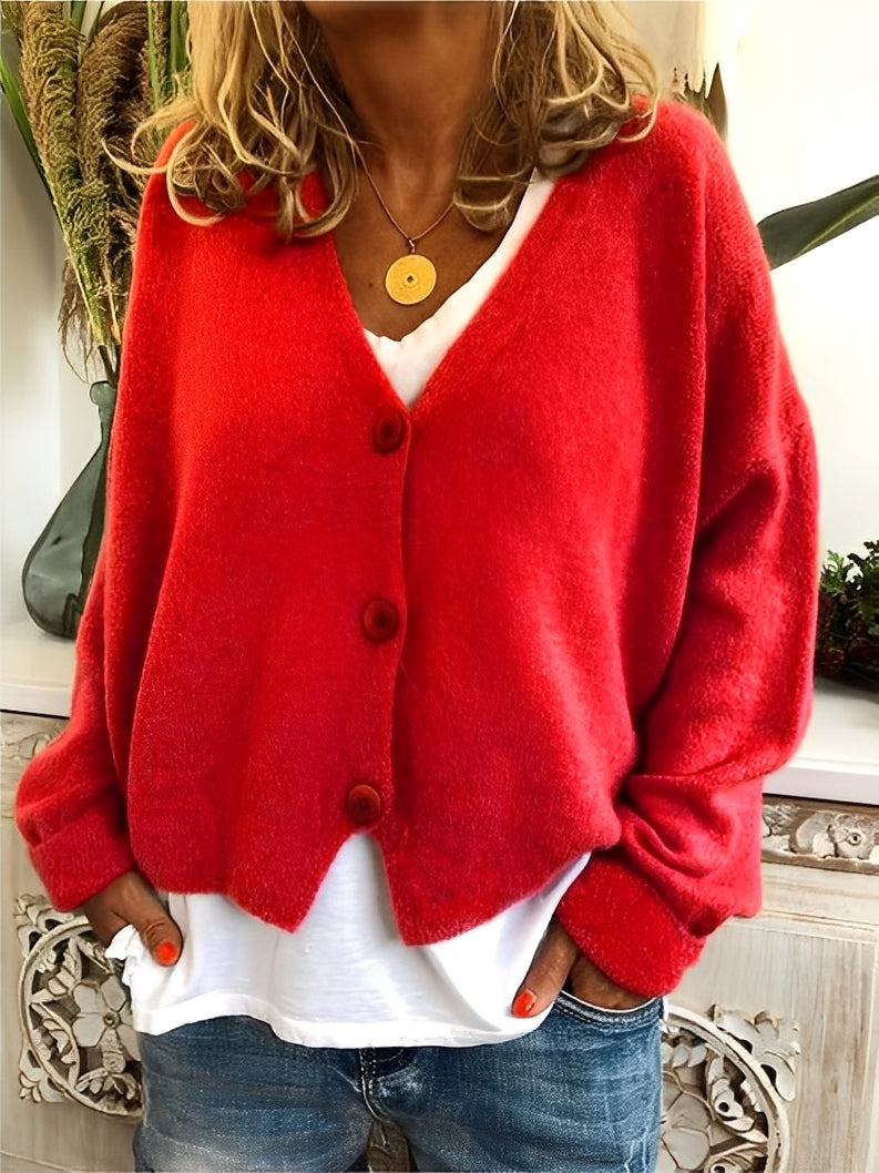 Deena - Weicher, legerer und wärmerer Damen-Cardigan