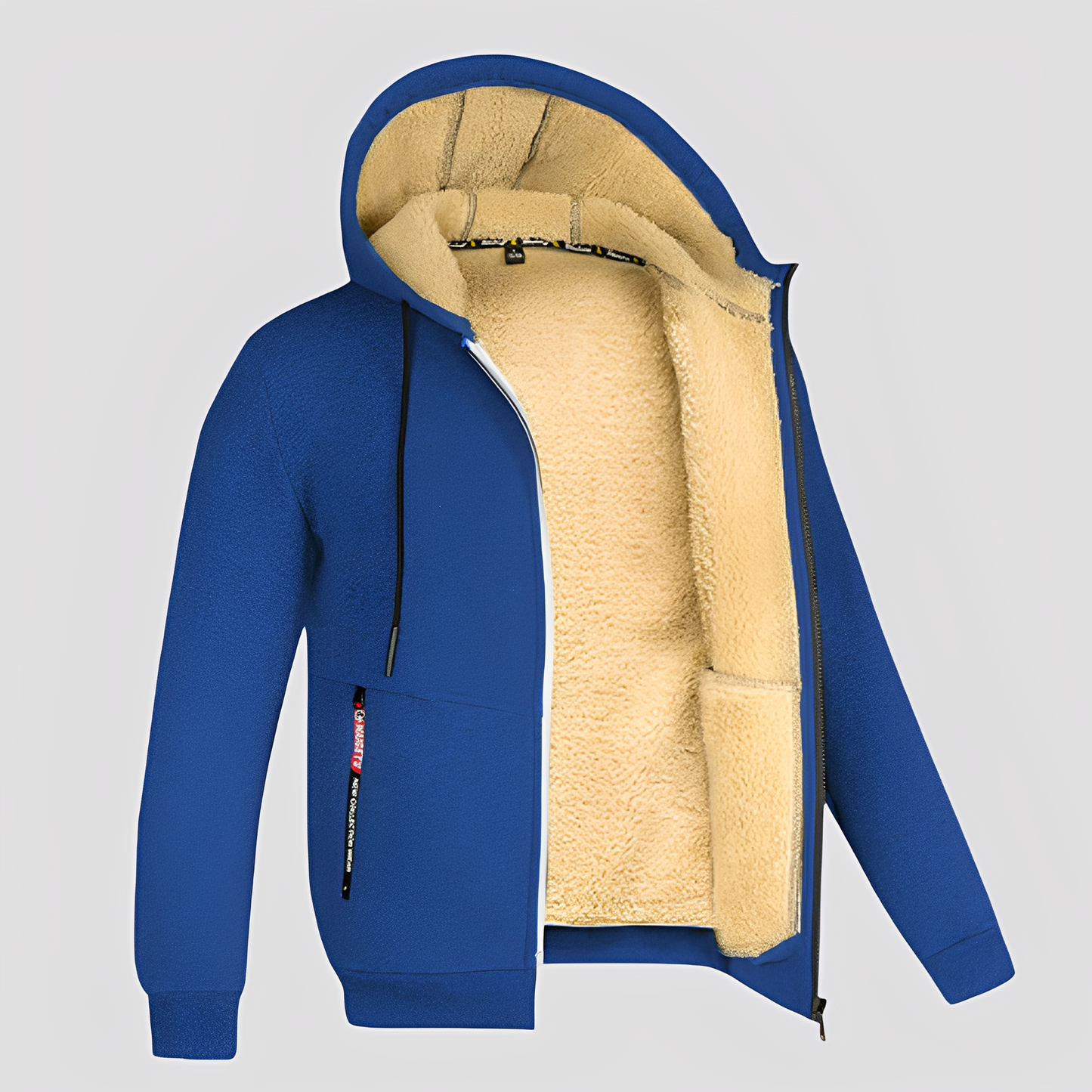 Waldo - Schlichter Herren-Hoodie mit Fleece-Futter