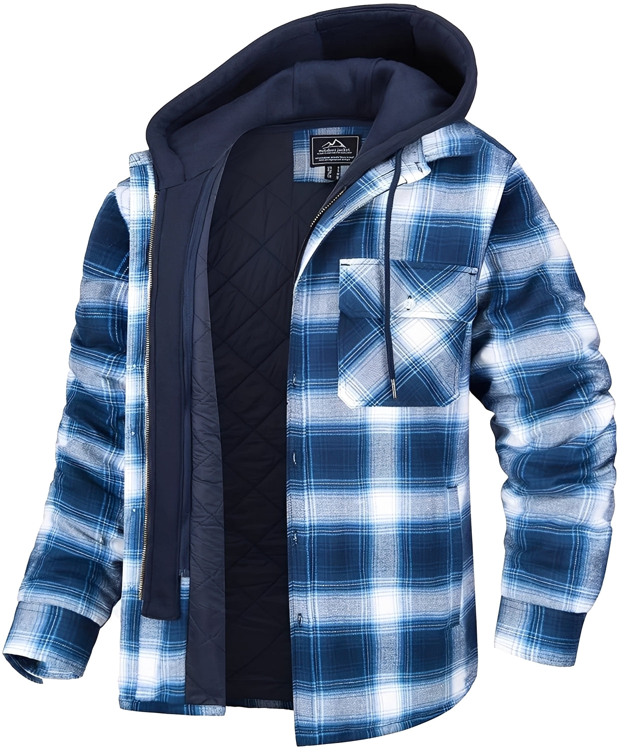 Roswell - Herrenjacke im karierten Look für die Freizeit