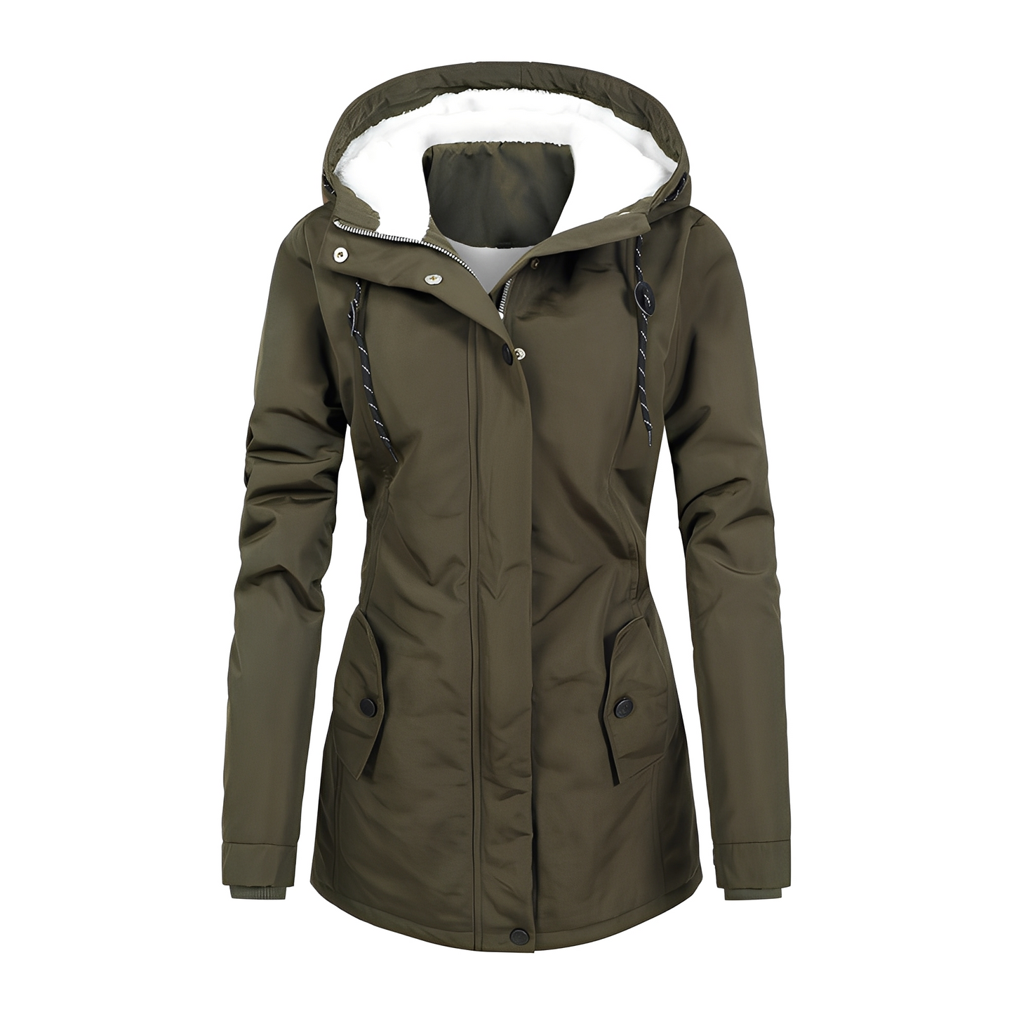 Hilary - Stilvolle Damen-Winterjacke mit Kapuze