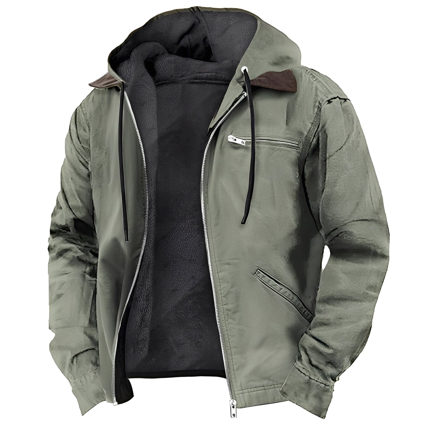 Wallace - Stylische Herren-Kapuzenjacke mit Taschen