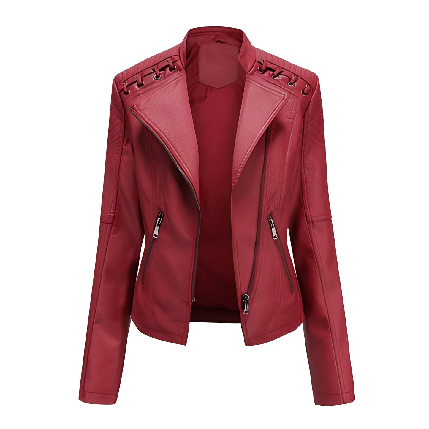 Narelle - Schicke, eng geschnittene kurze Damenlederjacke