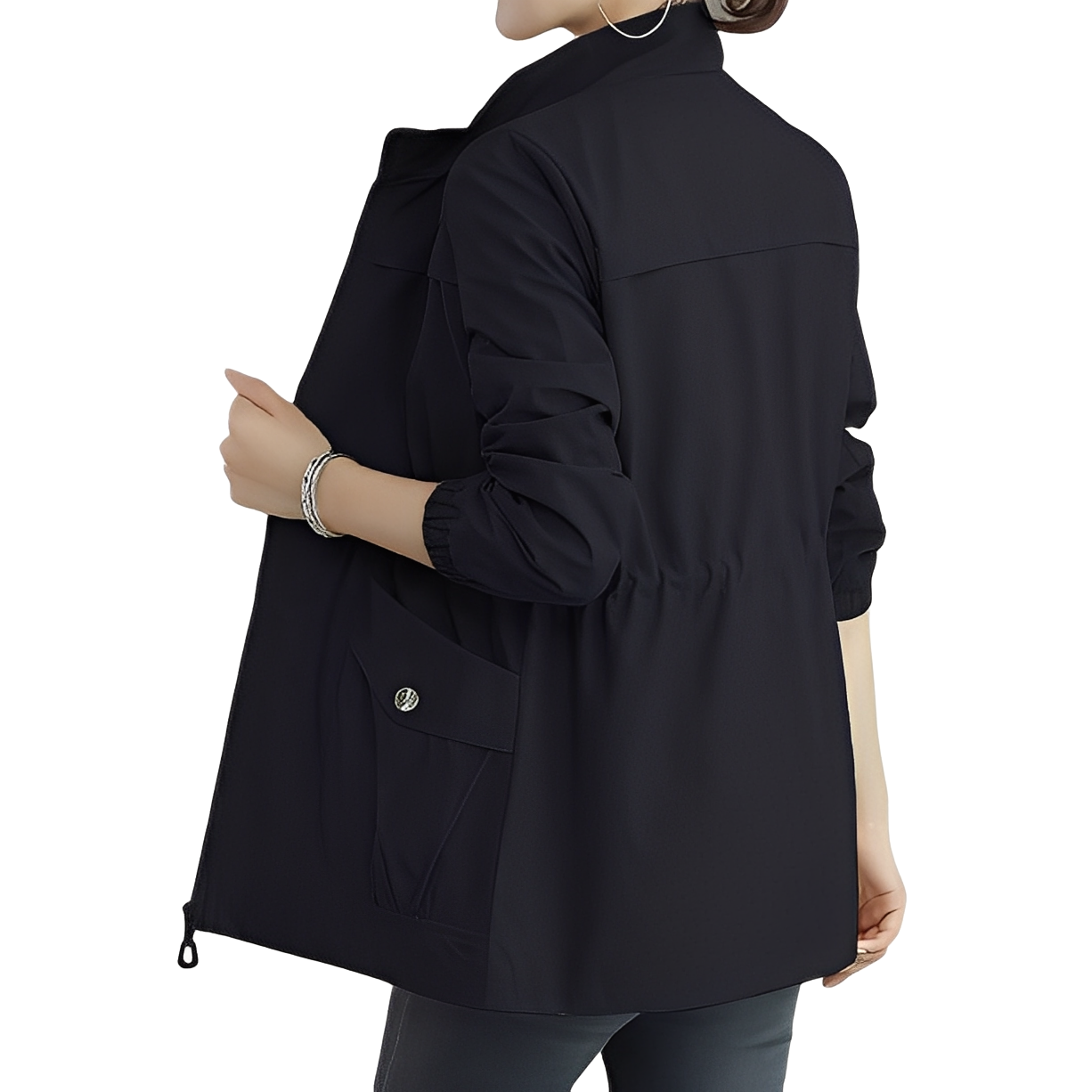 Gwenda - Modische Frauenjacke mit anpassbarer Taille