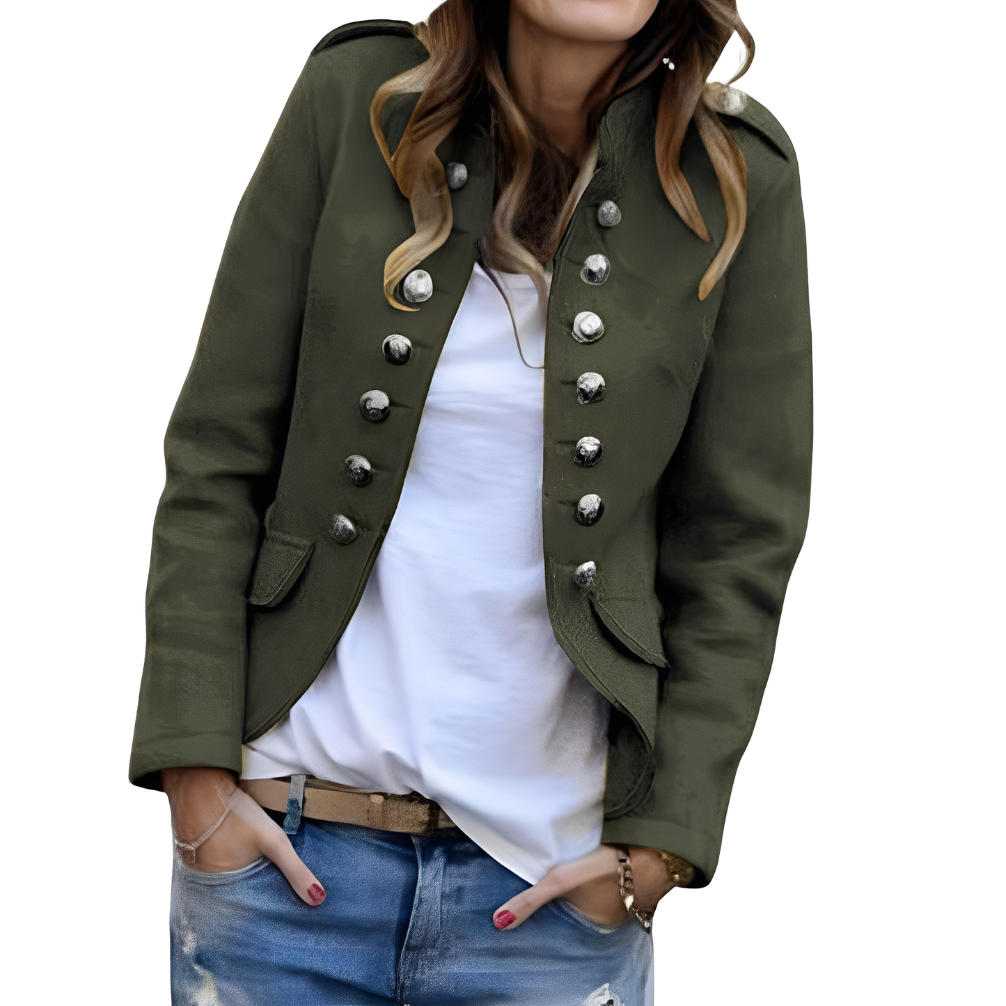 Rhoda - Stilvoller Damenblazer mit Stehkragen