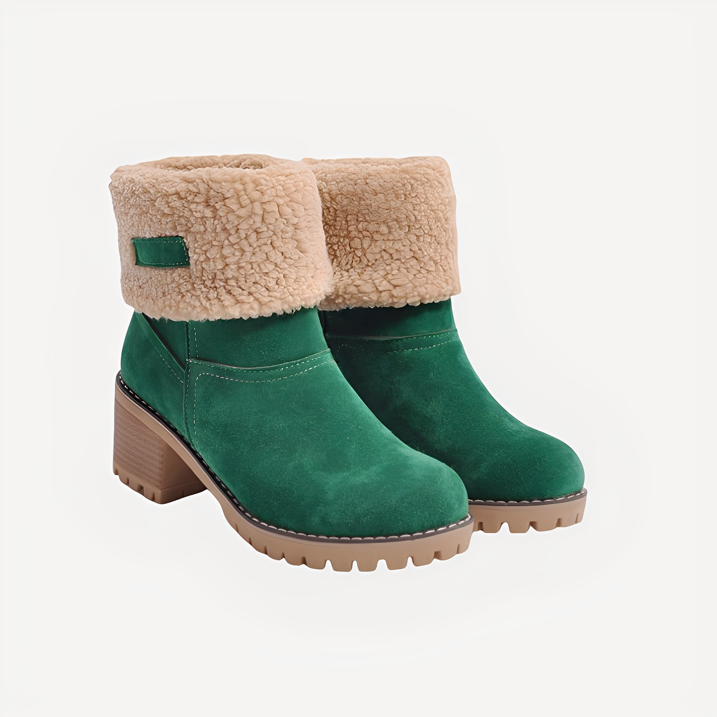 Claudia - Schicke, warme Damen-Winterstiefel mit Absatz