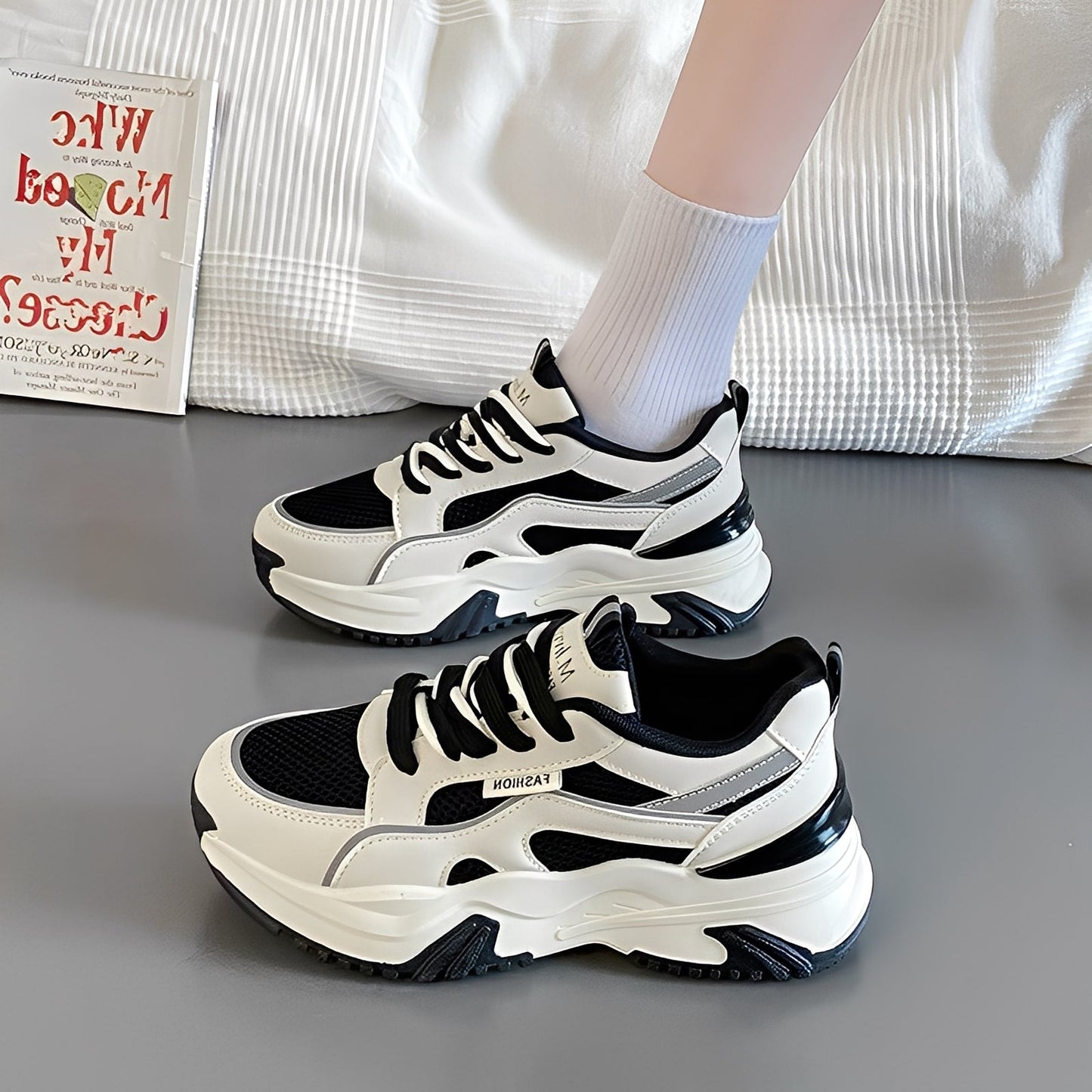 Sophie - Trendige Damen-Sneaker mit dicker Sohle
