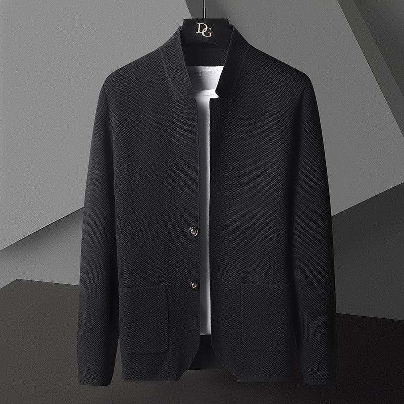 Elsdon - Stylische, leichte Herren-Strickjacke mit Taschen