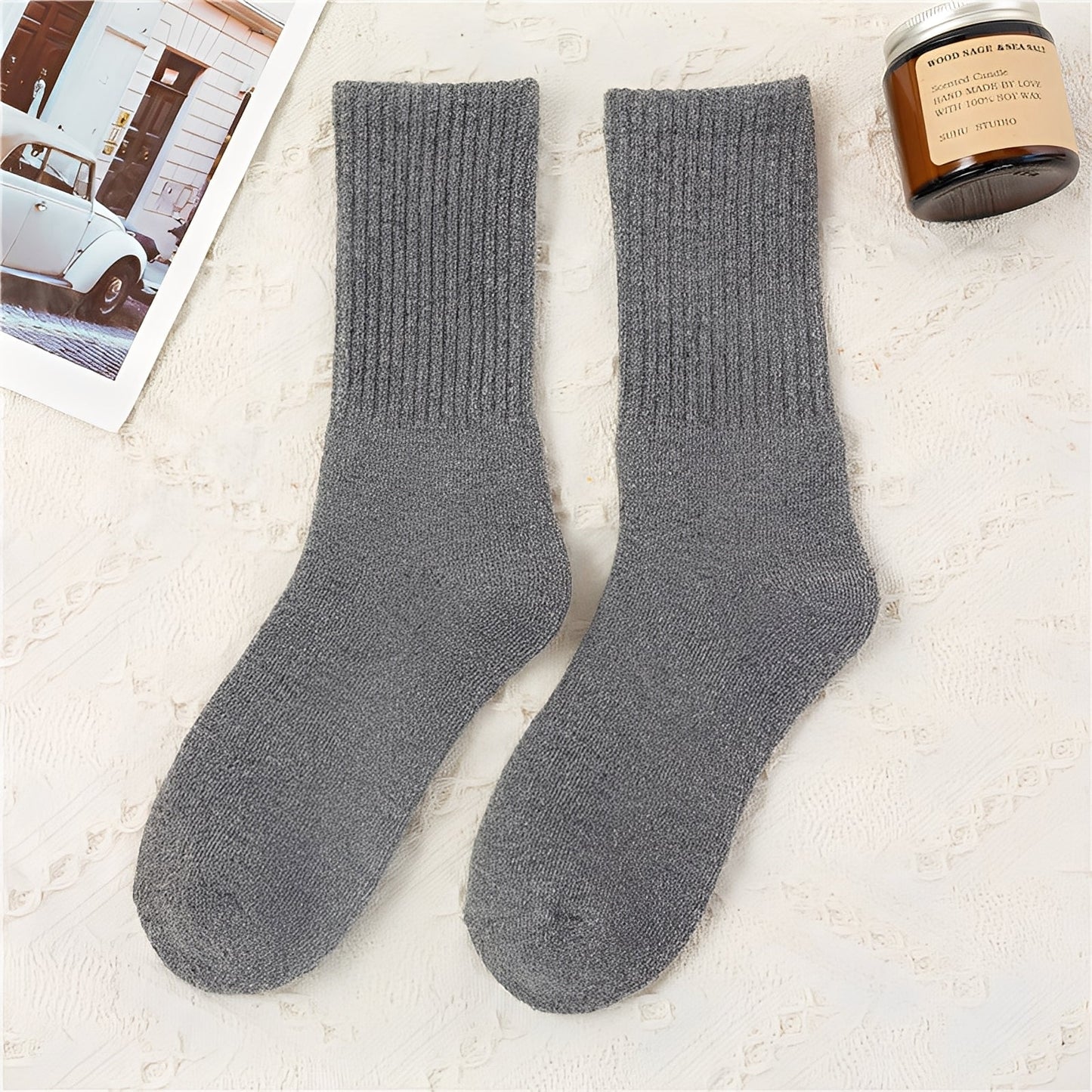 Carmella - Unisex-Socken, warm, dick und behaglich