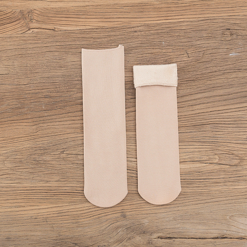 Gloria - Kuschelige Samt-Wintersocken für Damen