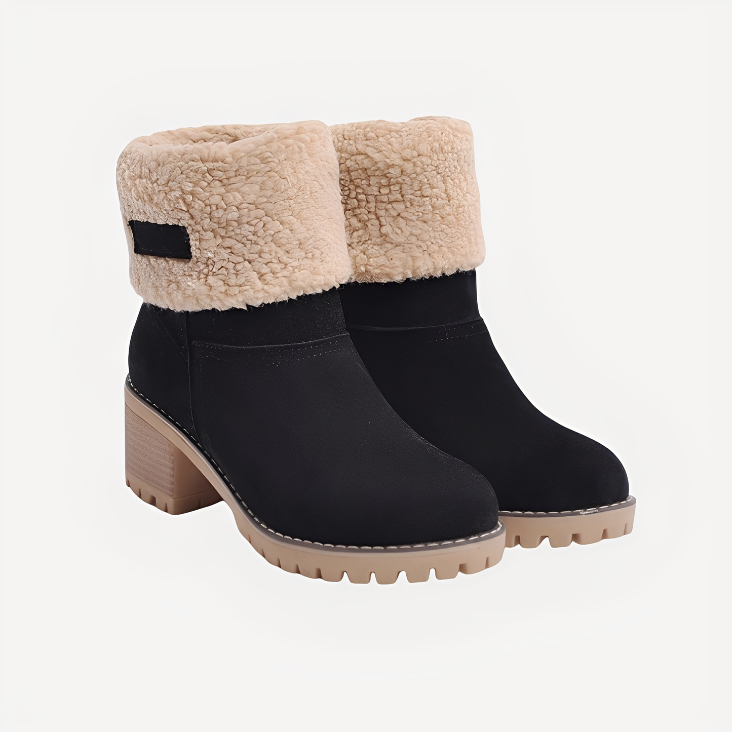 Claudia - Schicke, warme Damen-Winterstiefel mit Absatz