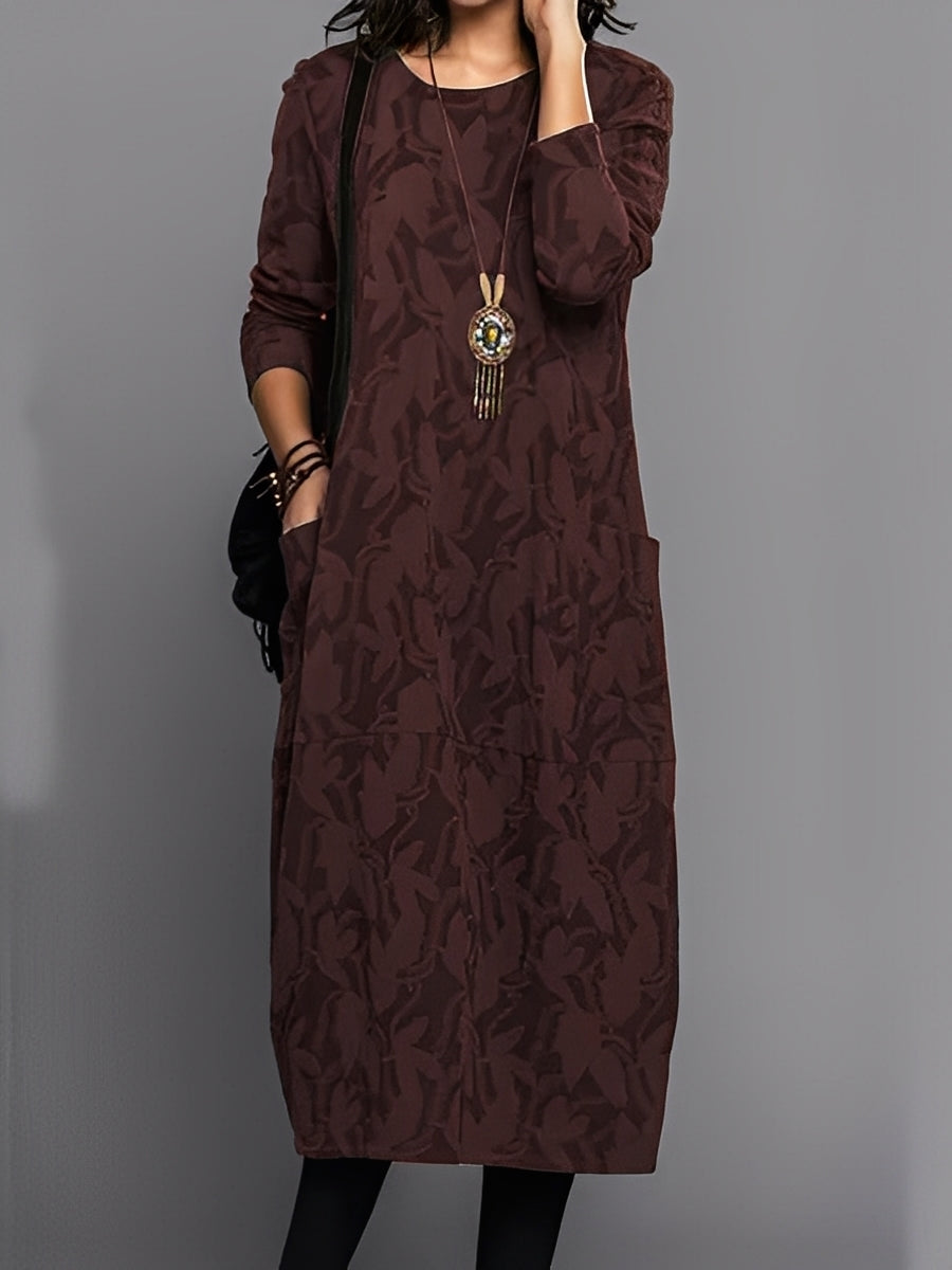 Kadence - Elegantes Damenkleid mit langen Ärmeln