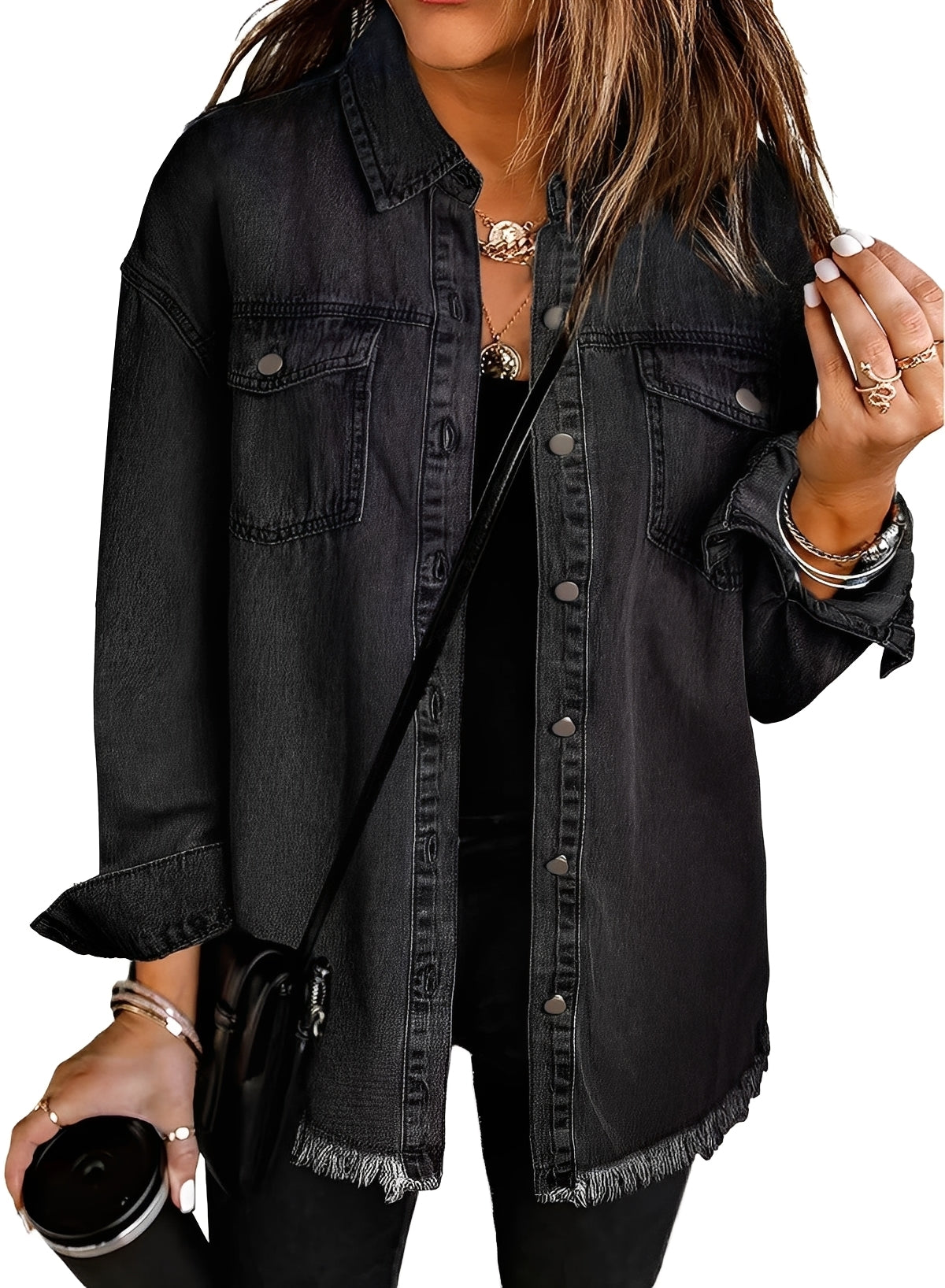 Deborah - Damen-Jeansjacke aus leichtem, gewaschenem Material