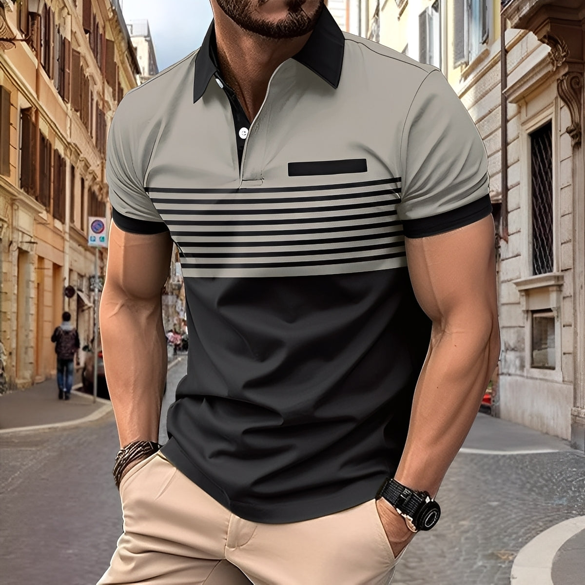 Derryl - Stylisches Männerhemd mit Streifen