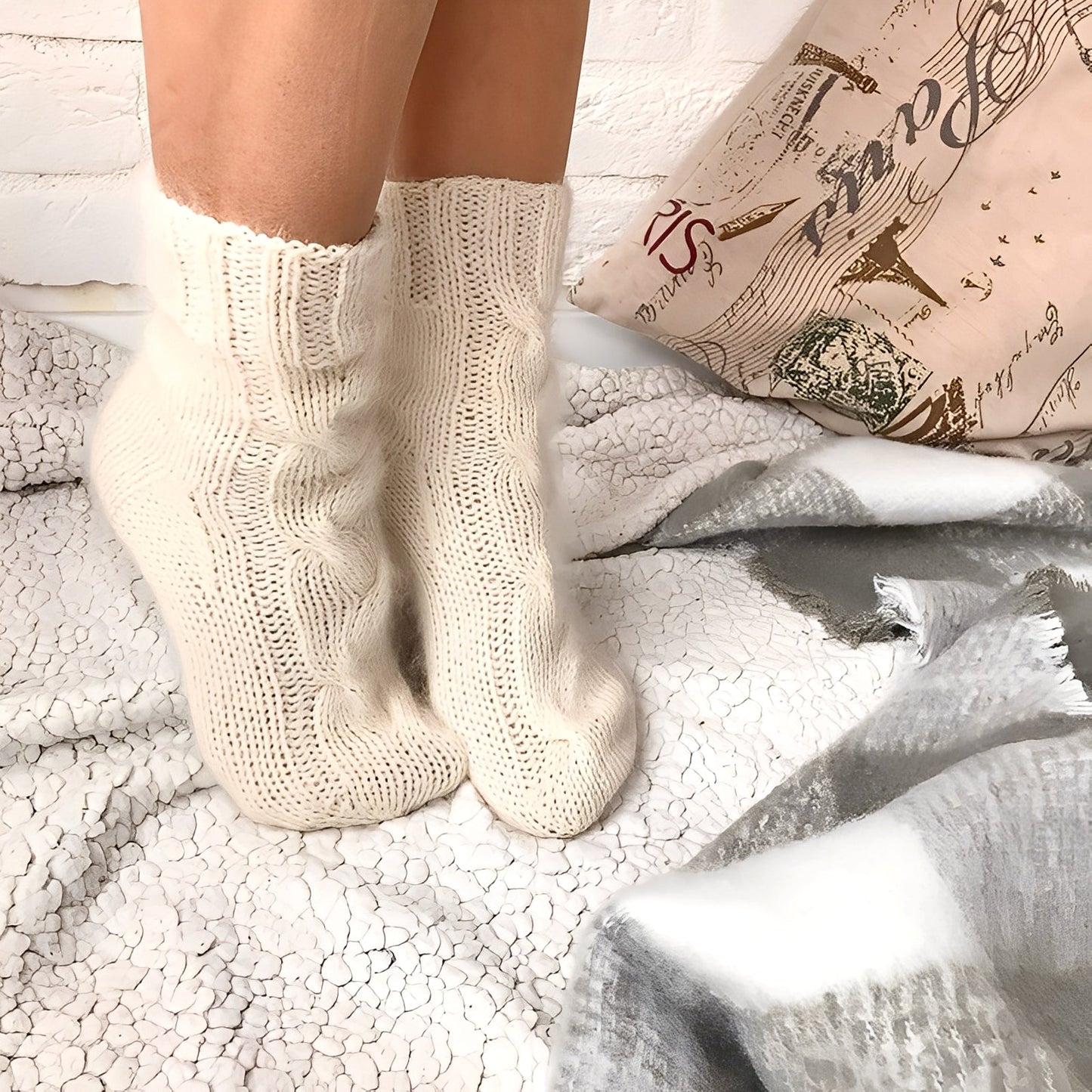 Dorothy - Bequeme Wollsocken für Damen