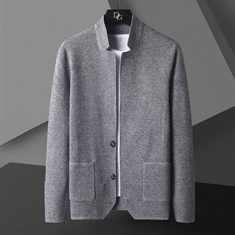 Elsdon - Stylische, leichte Herren-Strickjacke mit Taschen