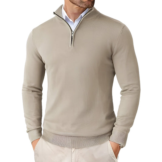 Darell - Stilvoller Herren-Strickpullover mit Zipper