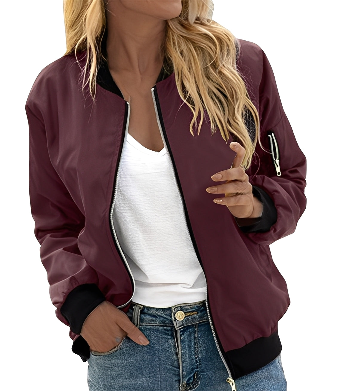 Angelle - Elegante und bequeme Damen-Bomberjacke