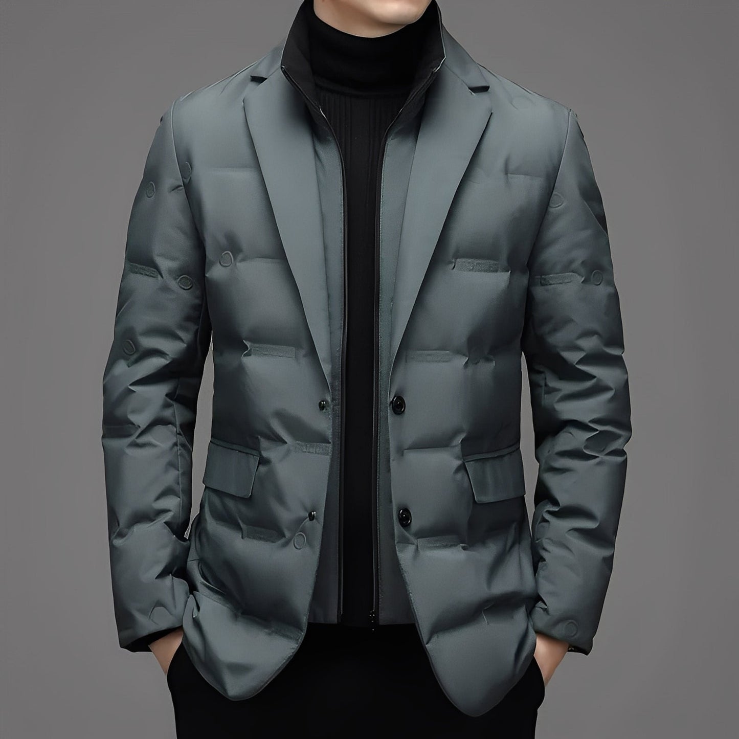 Matthew - Herren-Daunenparka im modernen Stil