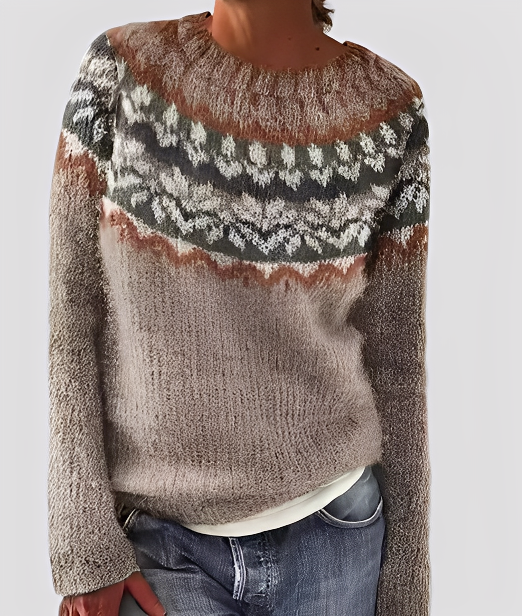 Christal - Damen-Wollpullover, elegant und leger geschnitten