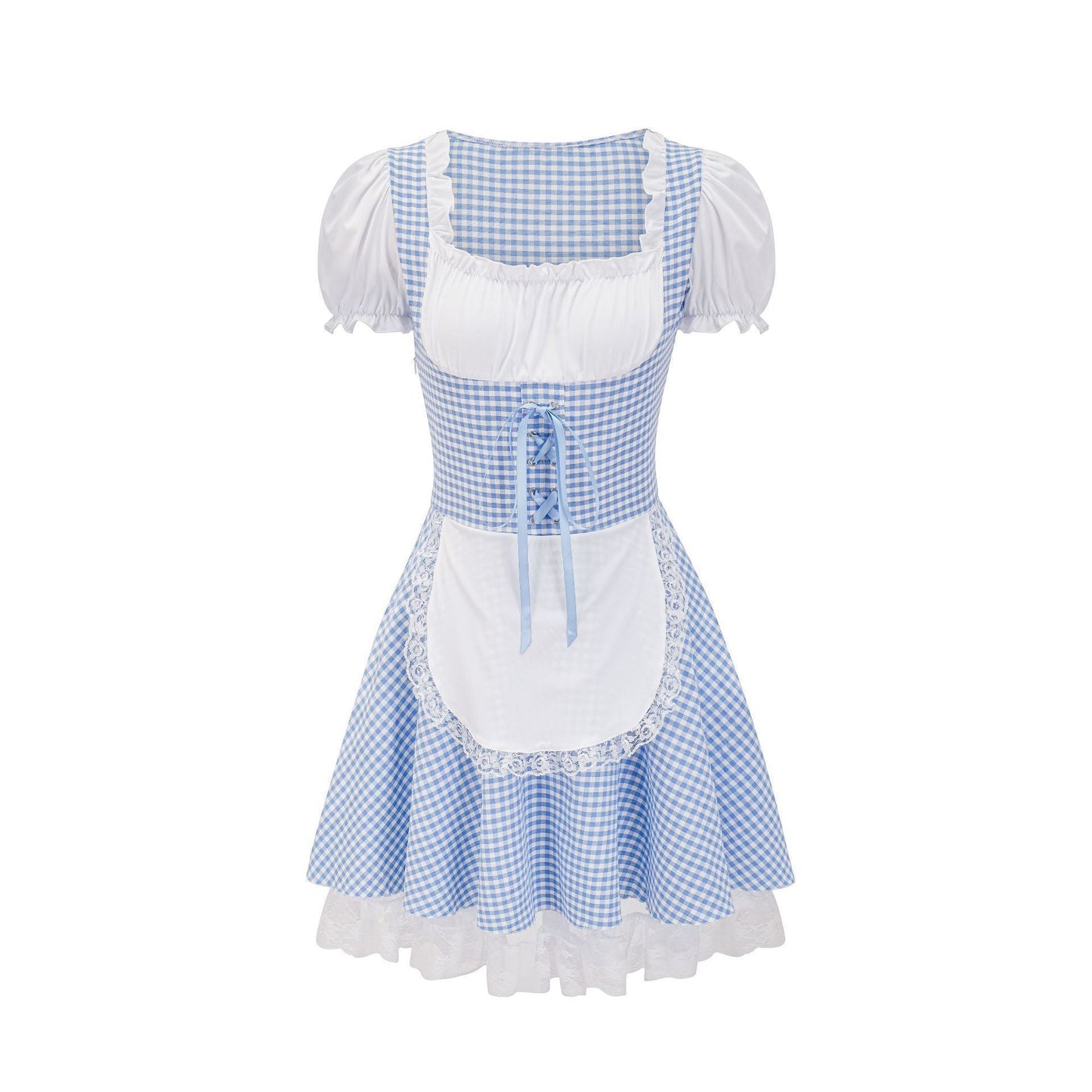 Miriam - Klassisches Damenkleid mit Karomuster
