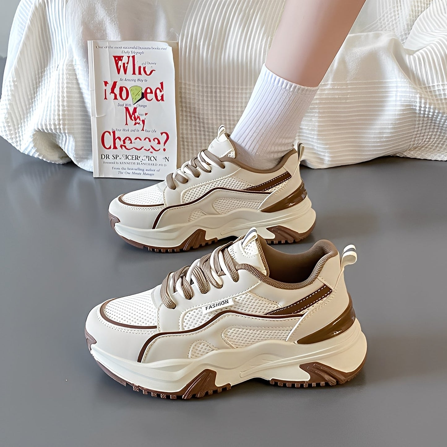 Sophie - Trendige Damen-Sneaker mit dicker Sohle