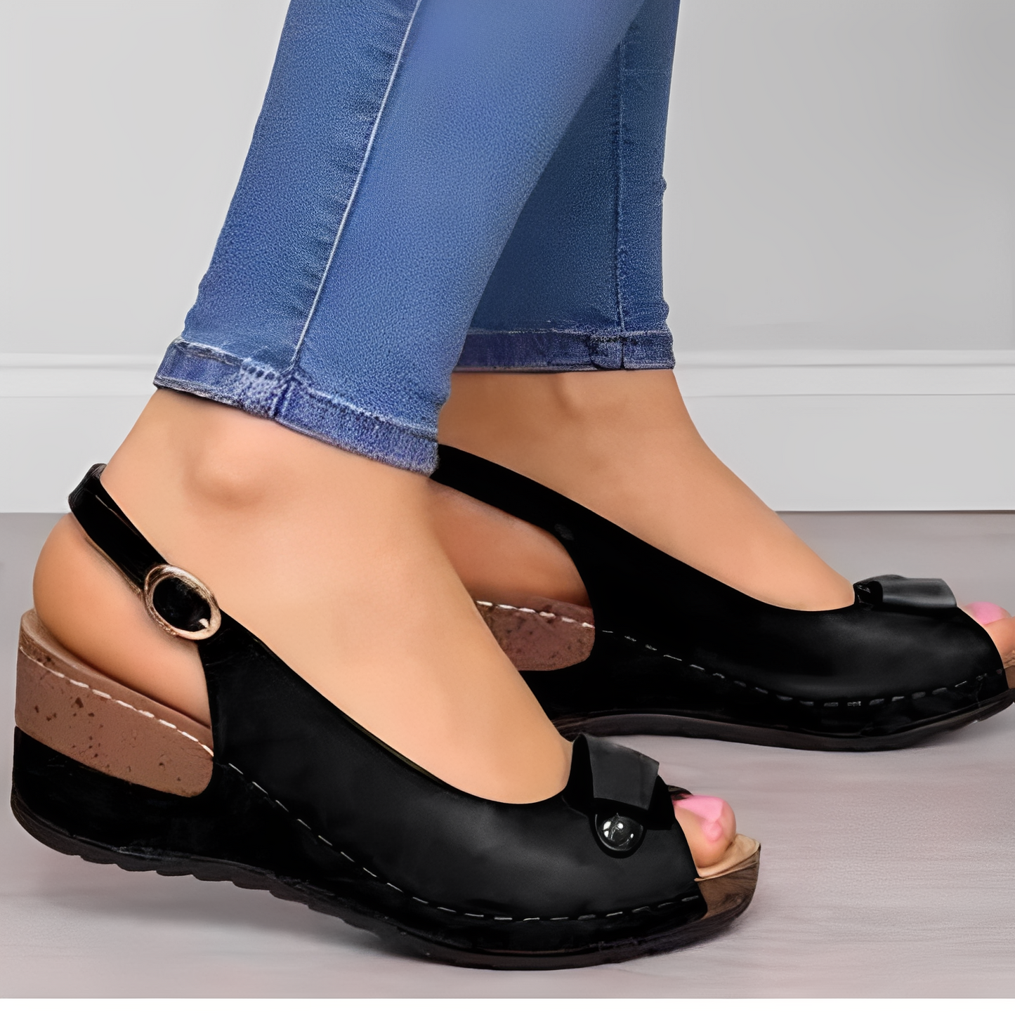 Neville - Bequeme Damenschuhe mit Keil