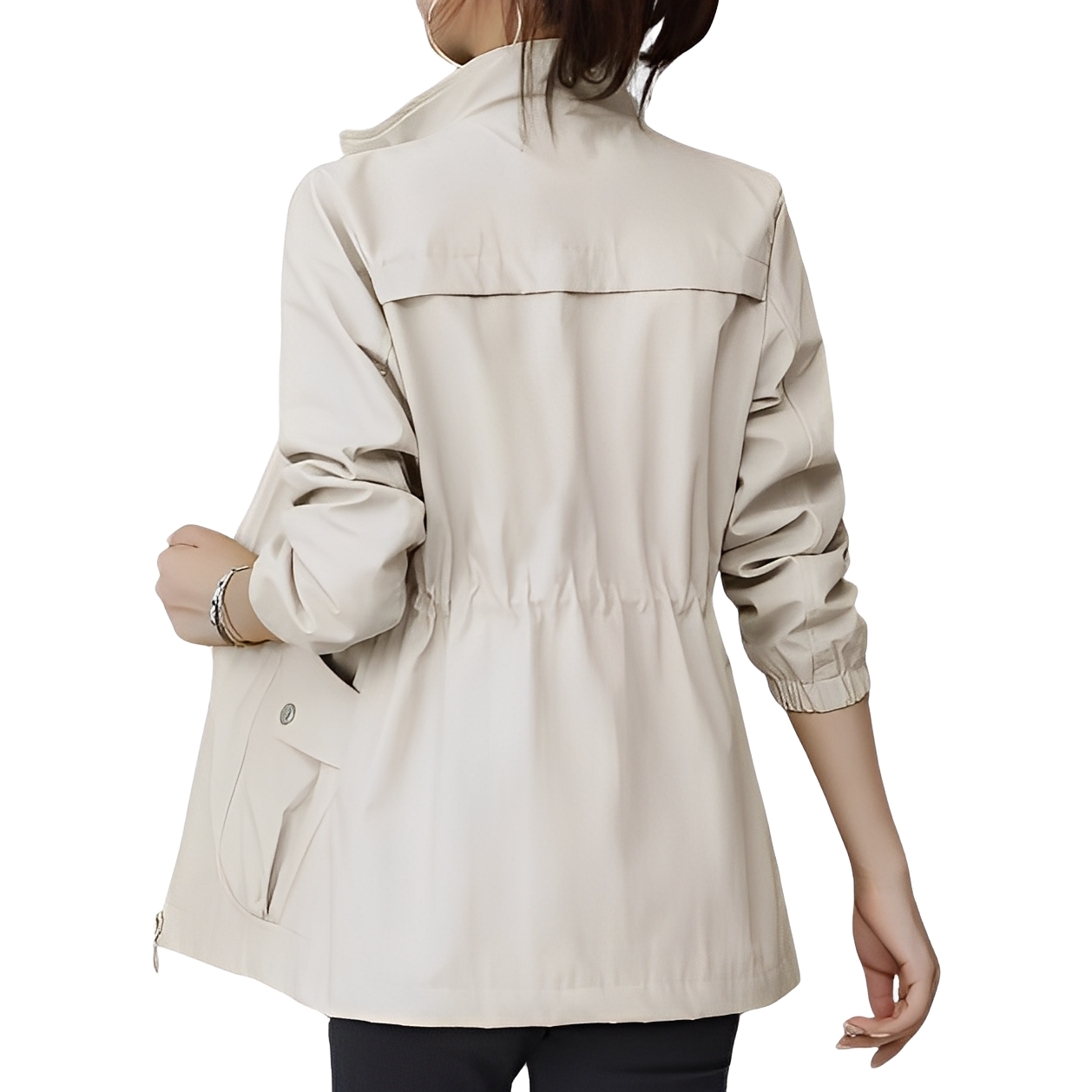 Gwenda - Modische Frauenjacke mit anpassbarer Taille