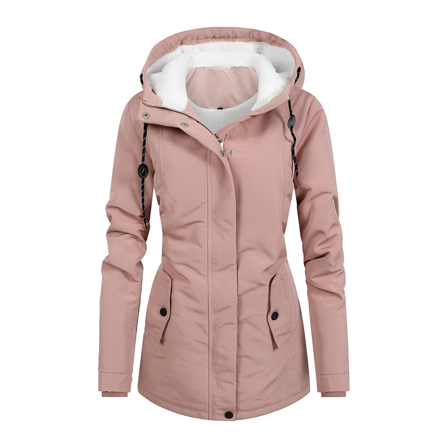 Hilary - Stilvolle Damen-Winterjacke mit Kapuze