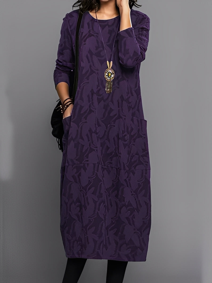 Kadence - Elegantes Damenkleid mit langen Ärmeln