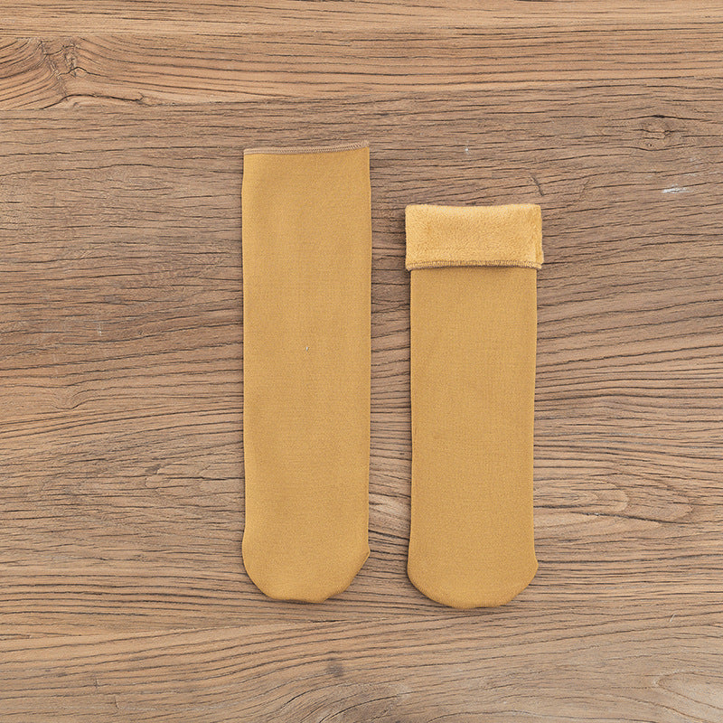 Gloria - Kuschelige Samt-Wintersocken für Damen