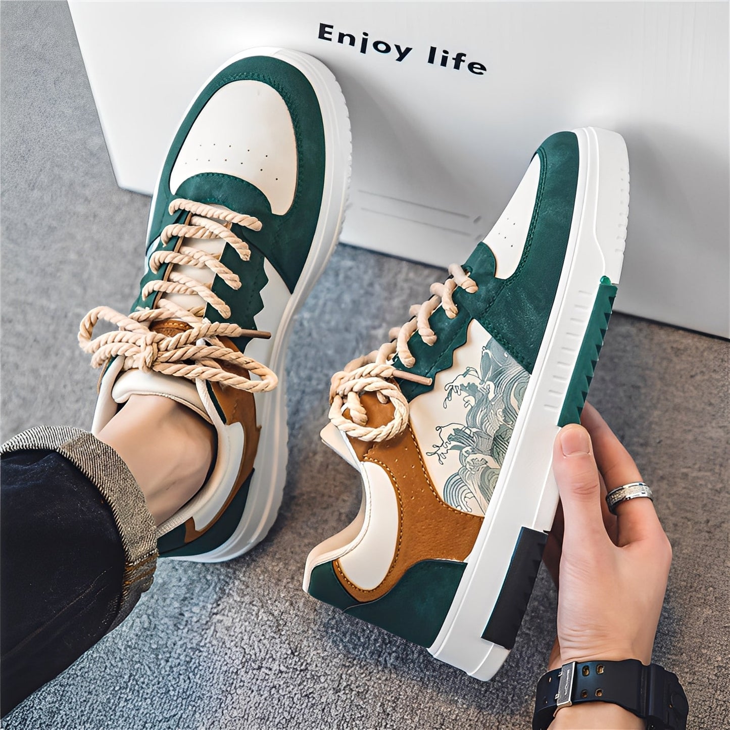Micheal - Moderne, stilvolle Herrenschuhe mit rutschfester Eigenschaft