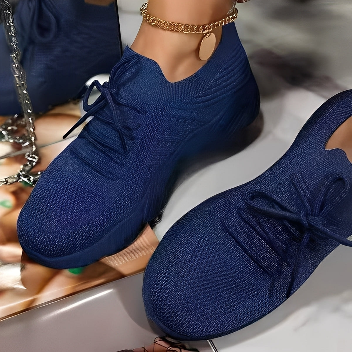Eleanore - Freizeitschuhe für Damen mit widerstandsfähigen Gummisohlen