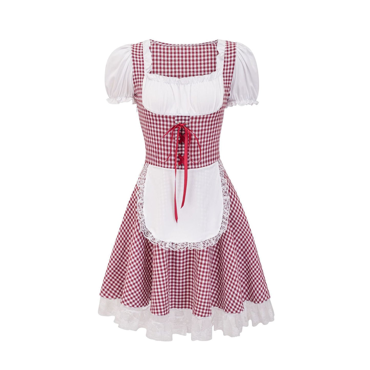 Miriam - Klassisches Damenkleid mit Karomuster
