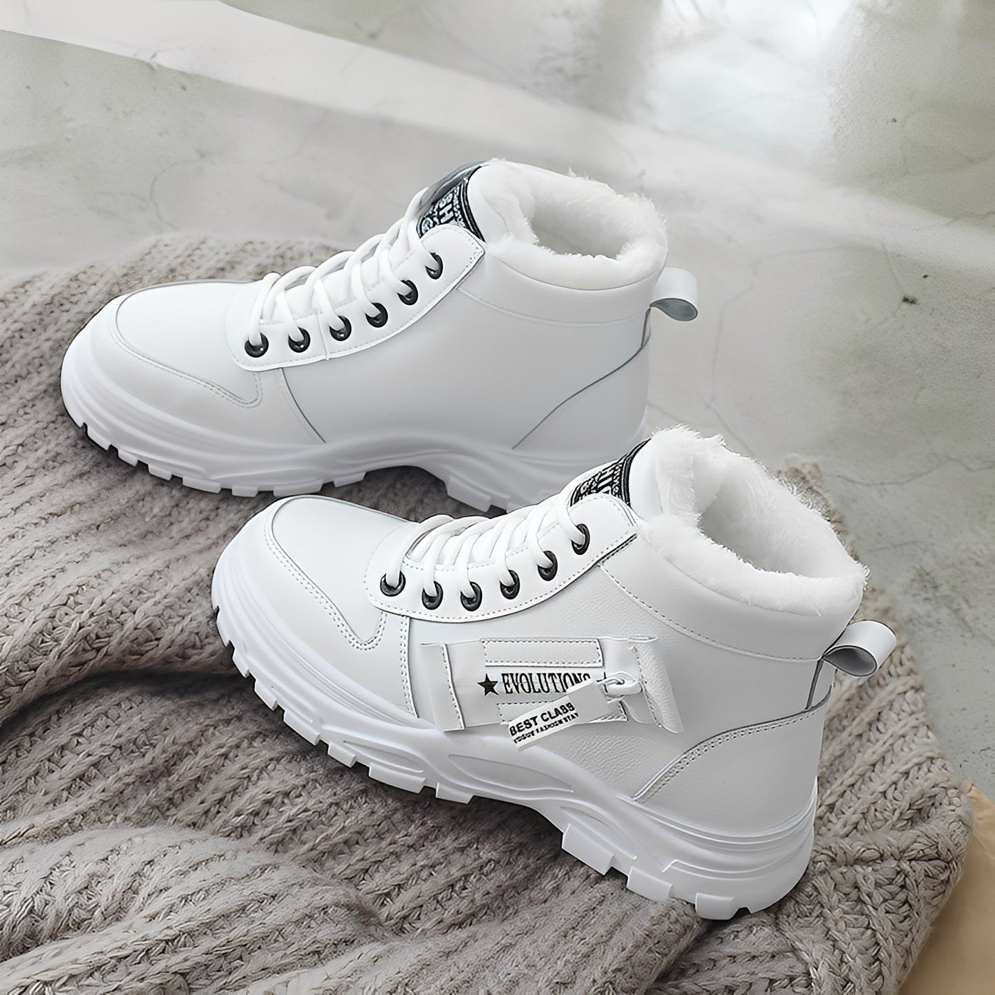 Jazmine - Modische Damen-Stiefeletten mit Plüsch