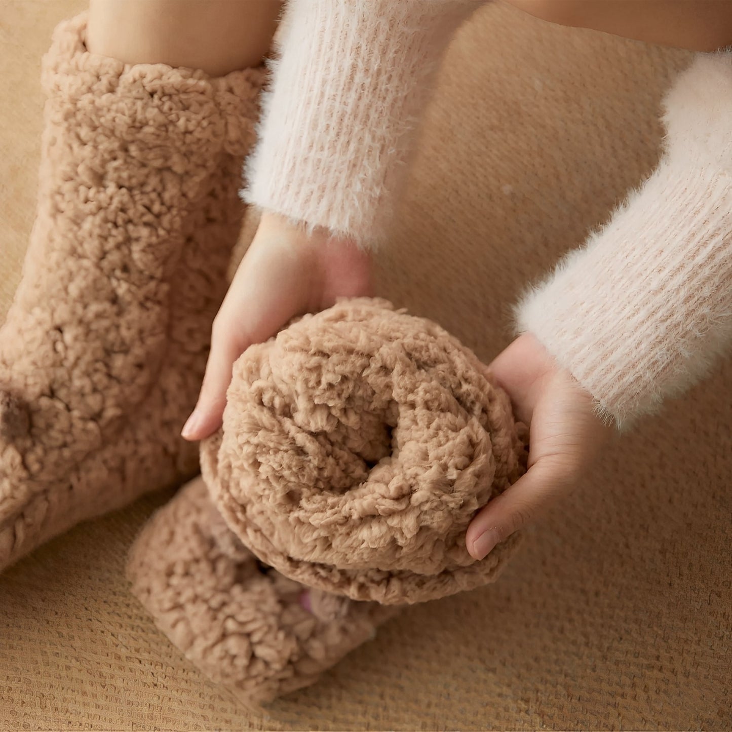 Caelie - Stylische, weiche, dicke Fleece-Socken für Damen