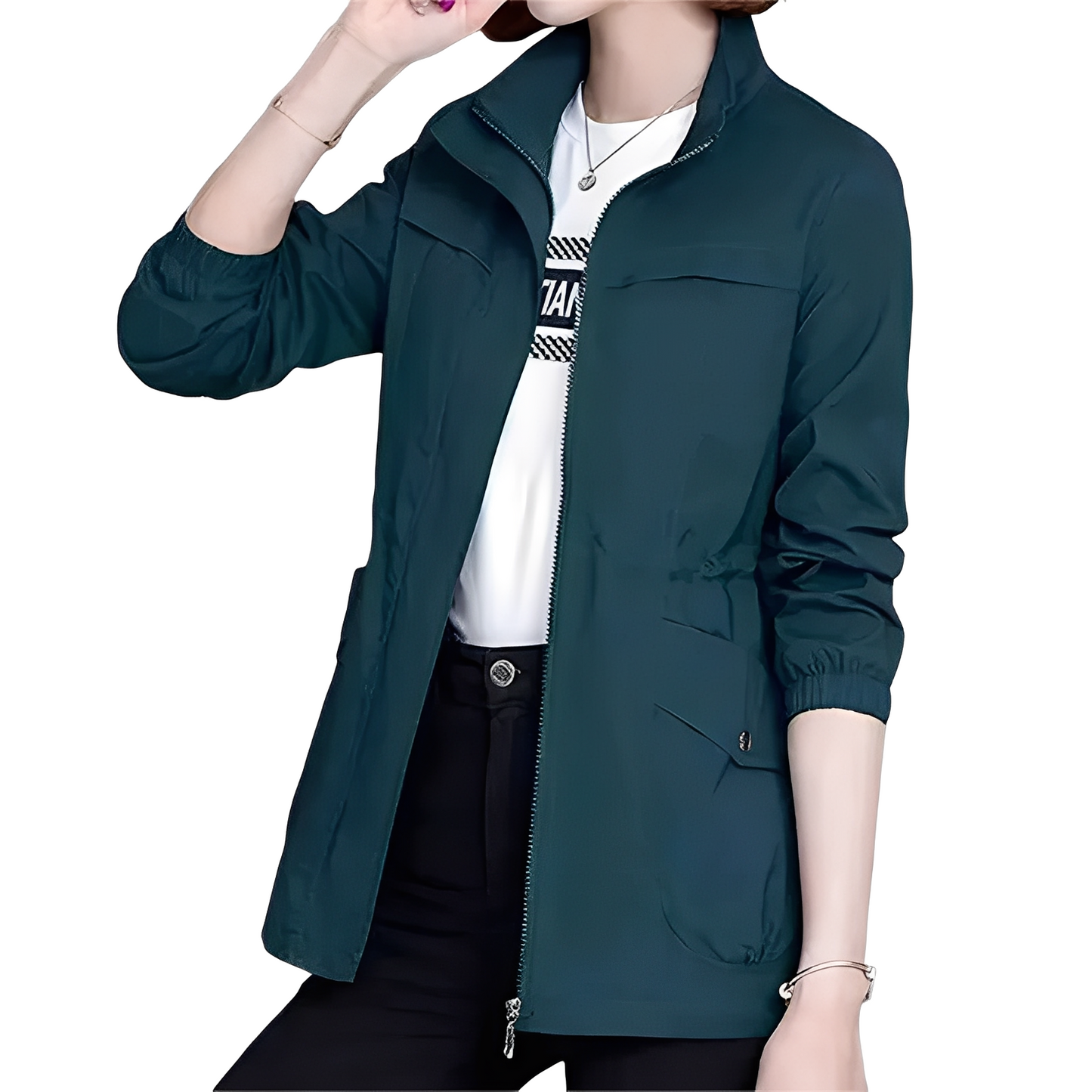 Gwenda - Modische Frauenjacke mit anpassbarer Taille
