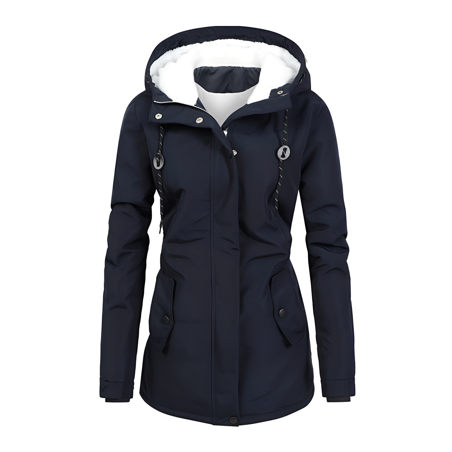 Hilary - Stilvolle Damen-Winterjacke mit Kapuze