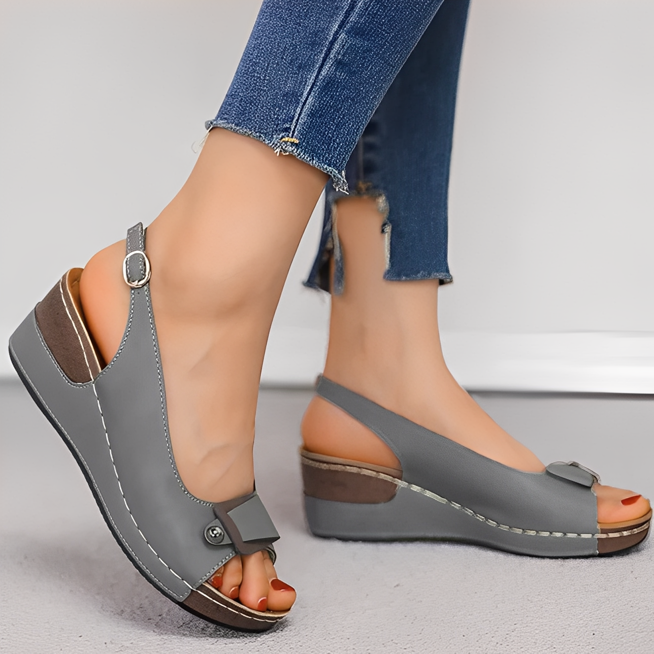 Neville - Bequeme Damenschuhe mit Keil