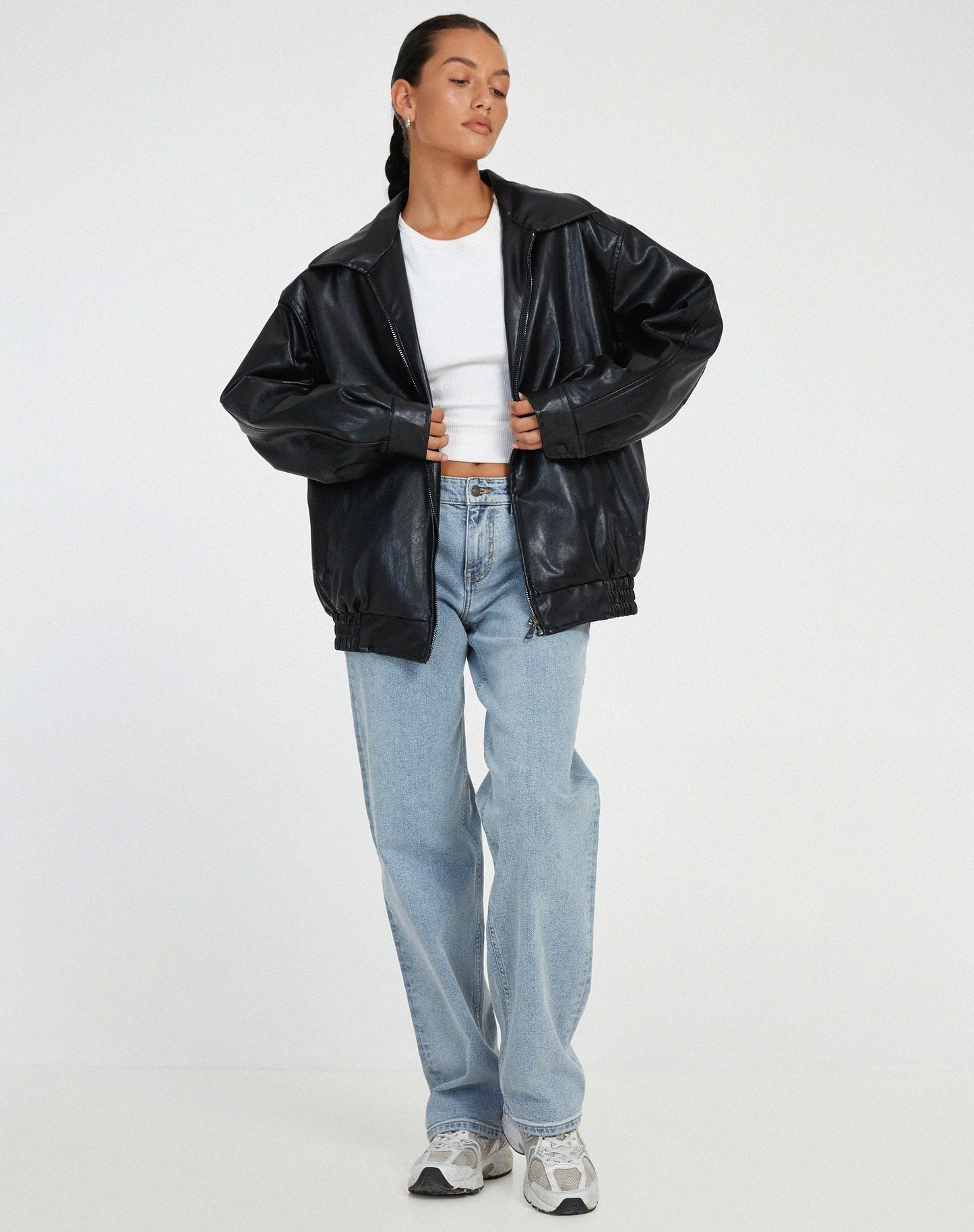Ariane – Oversize-Lederjacke für Damen