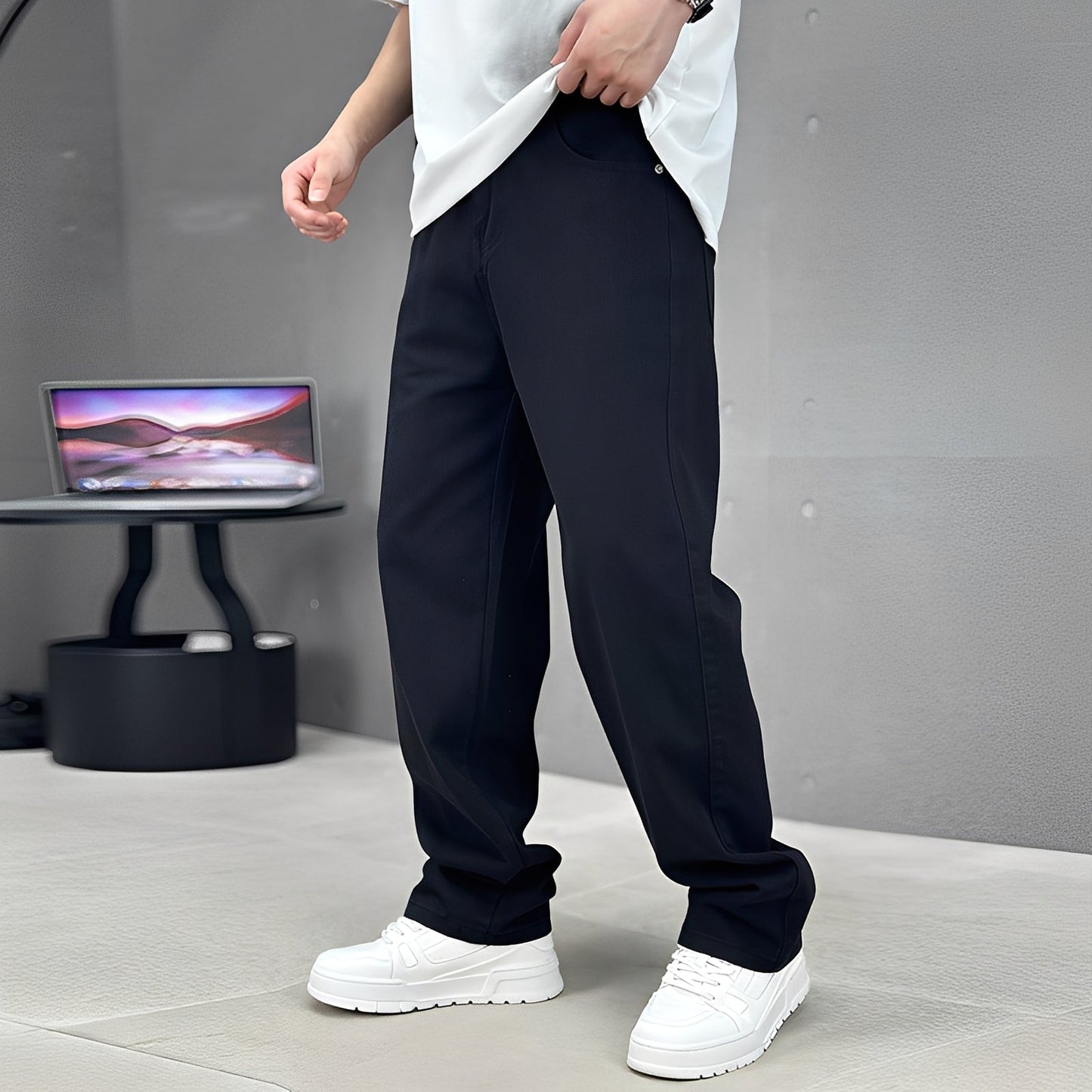 Wendell - Modische Herrenjeans mit lockerer Passform