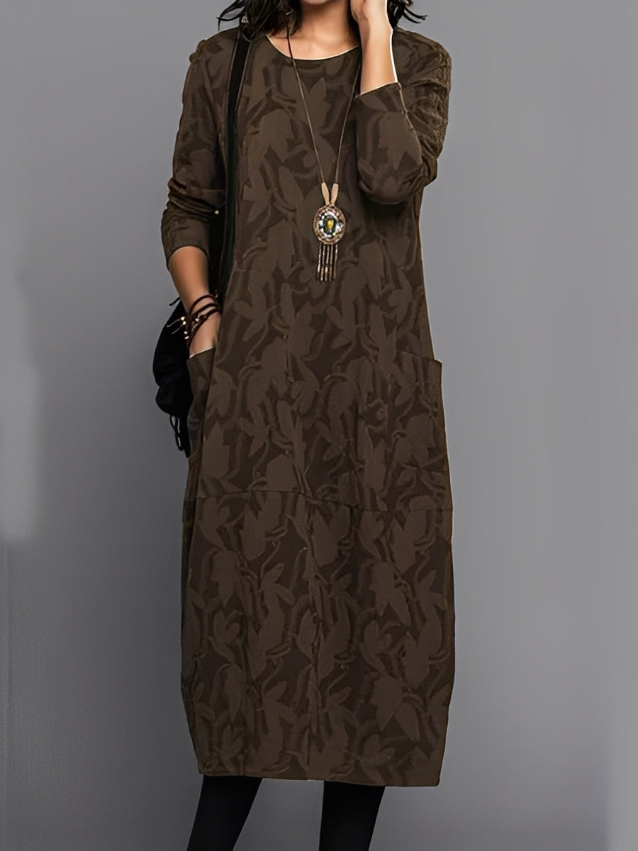 Kadence - Elegantes Damenkleid mit langen Ärmeln
