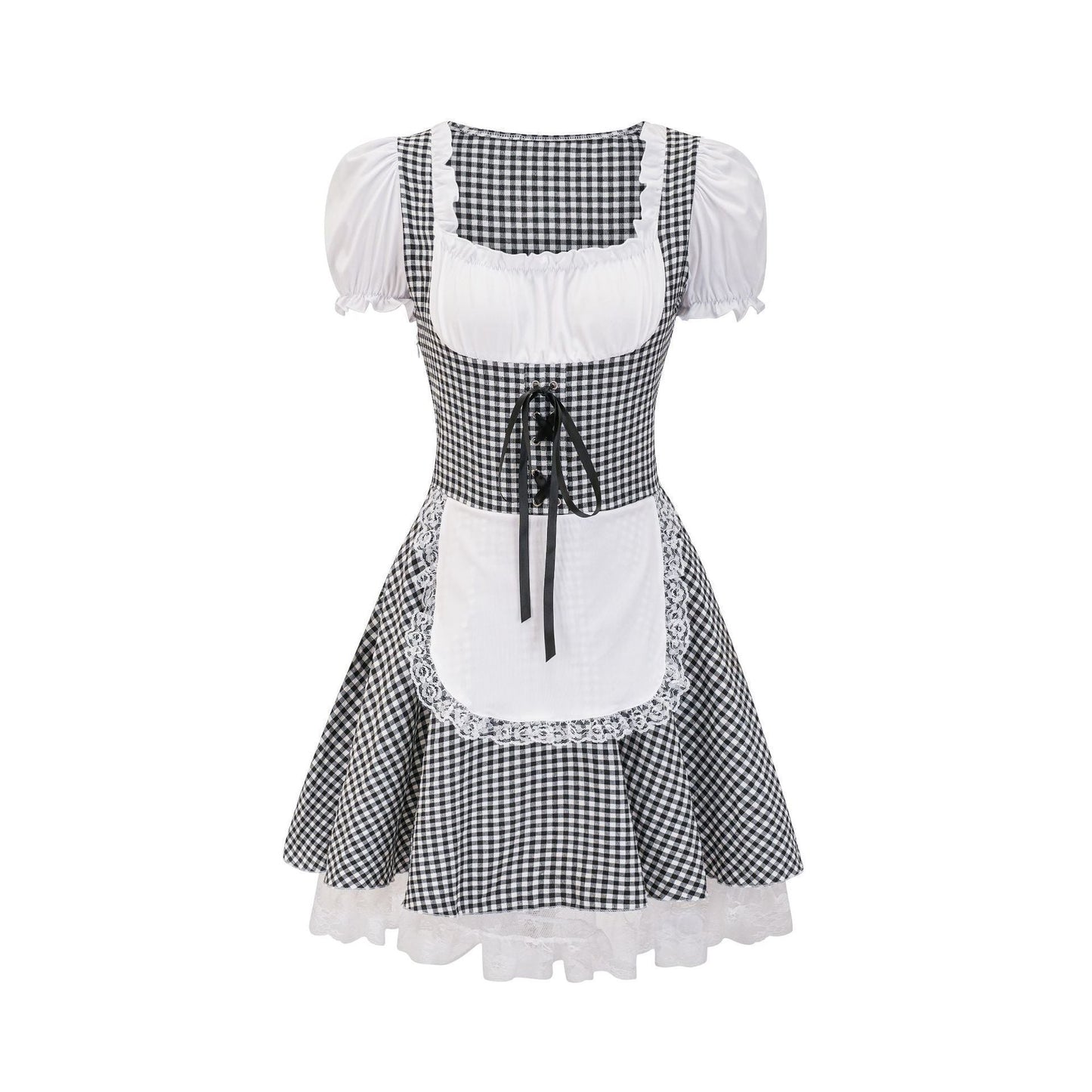 Miriam - Klassisches Damenkleid mit Karomuster