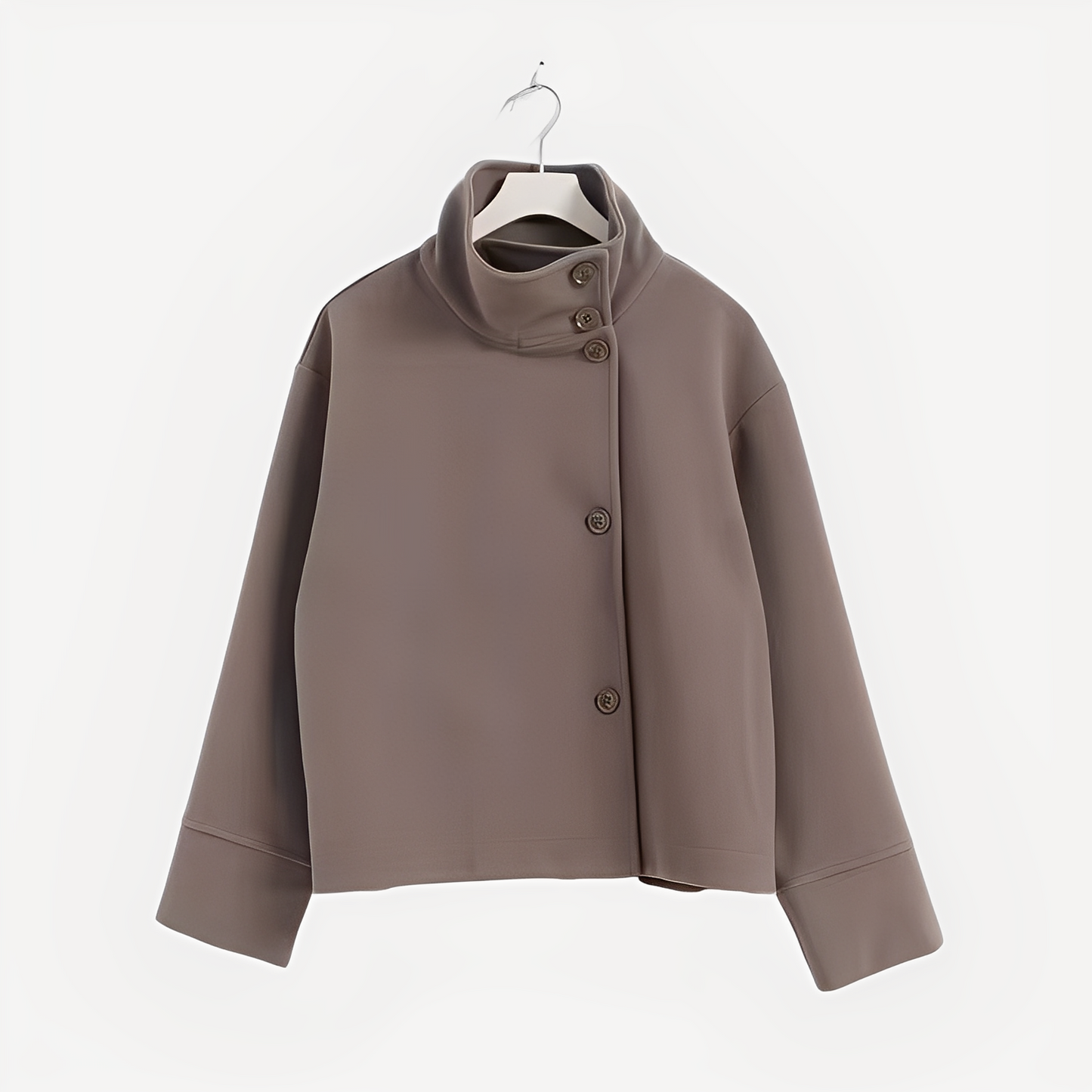 Carolyn - Elegante Wolljacke für Damen mit einem Knopf